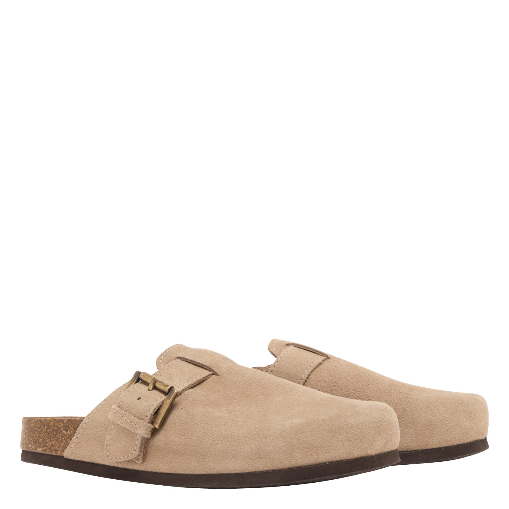 Mules en cuir munch JONAK Marron