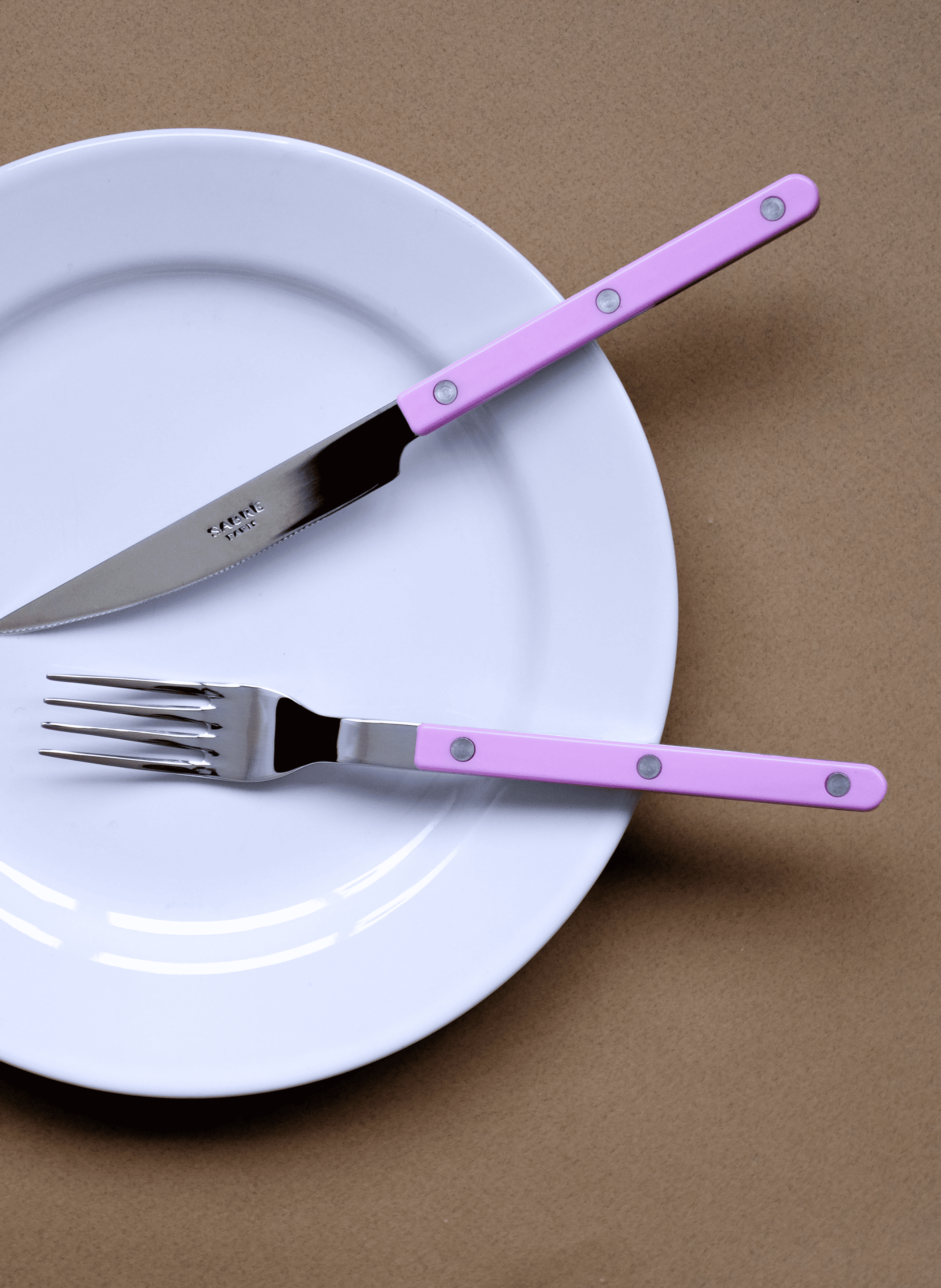 Couteau de table, bistrot SABRE PARIS Rose