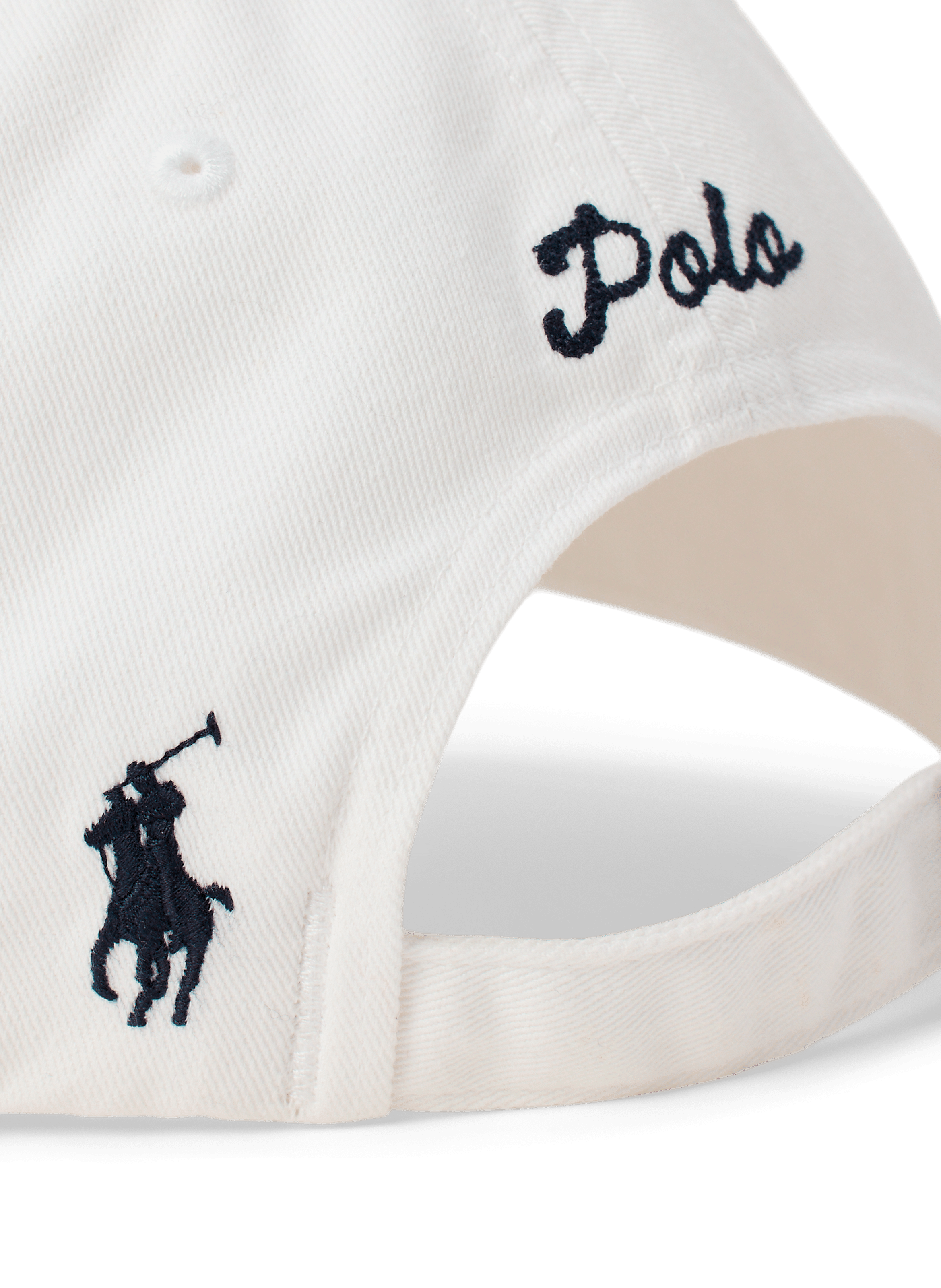 Casquette brodée en coton POLO RALPH LAUREN Blanc