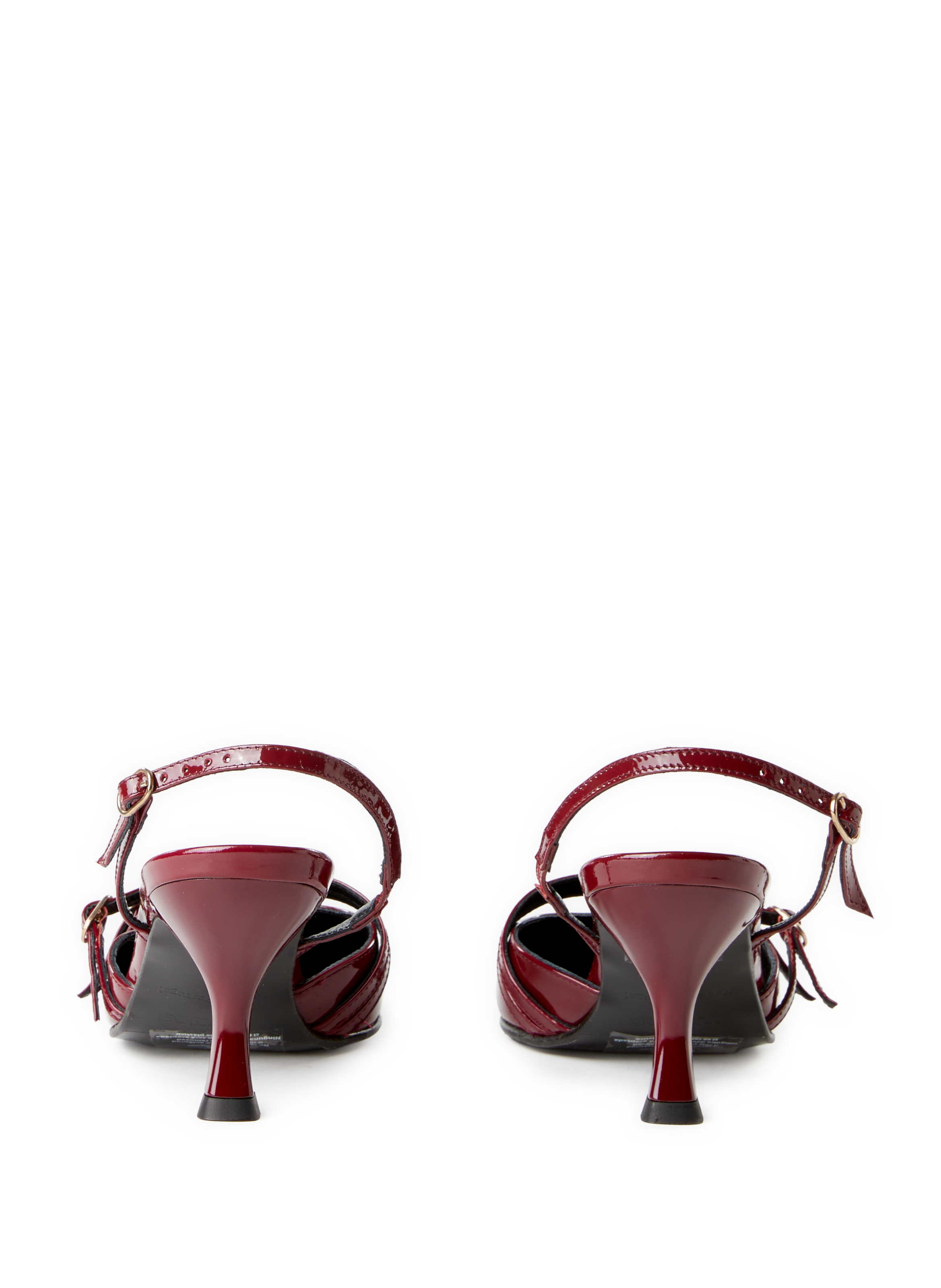 Escarpins Joelle Onix en cuir verni ALOHAS Rouge