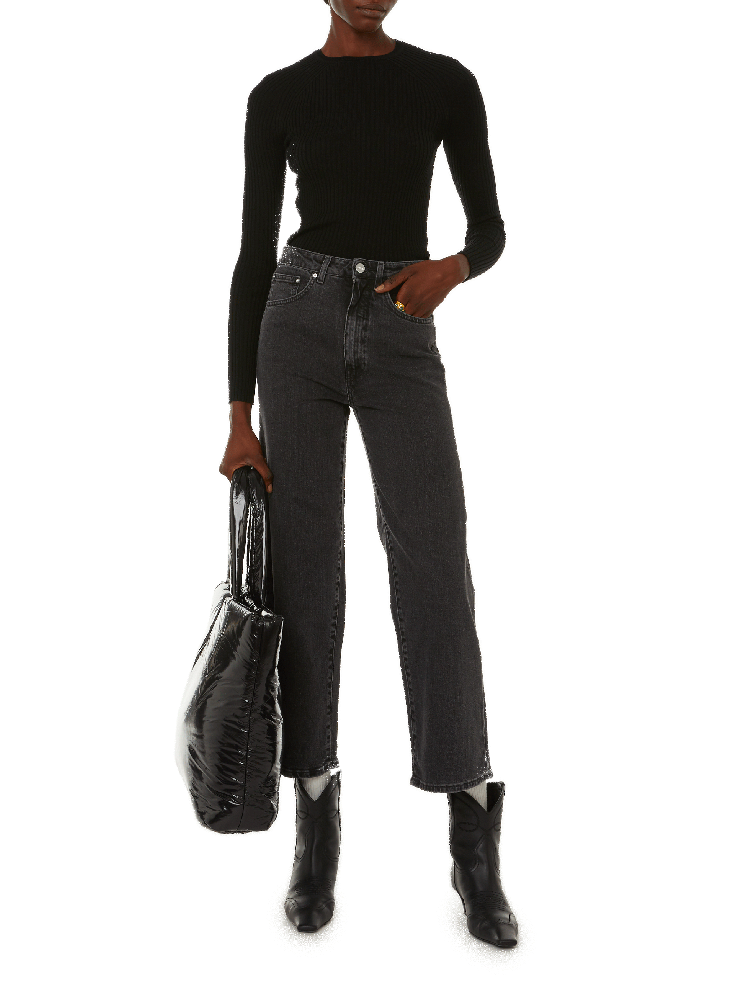 Nylon tote bag  SAISON 1865 Black