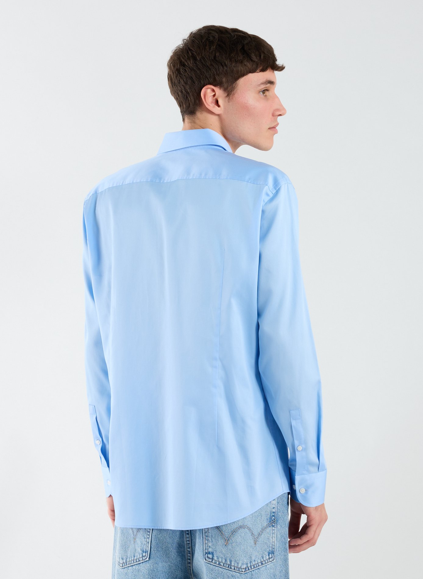 Chemise slim en coton mélangé BOSS Multicolore