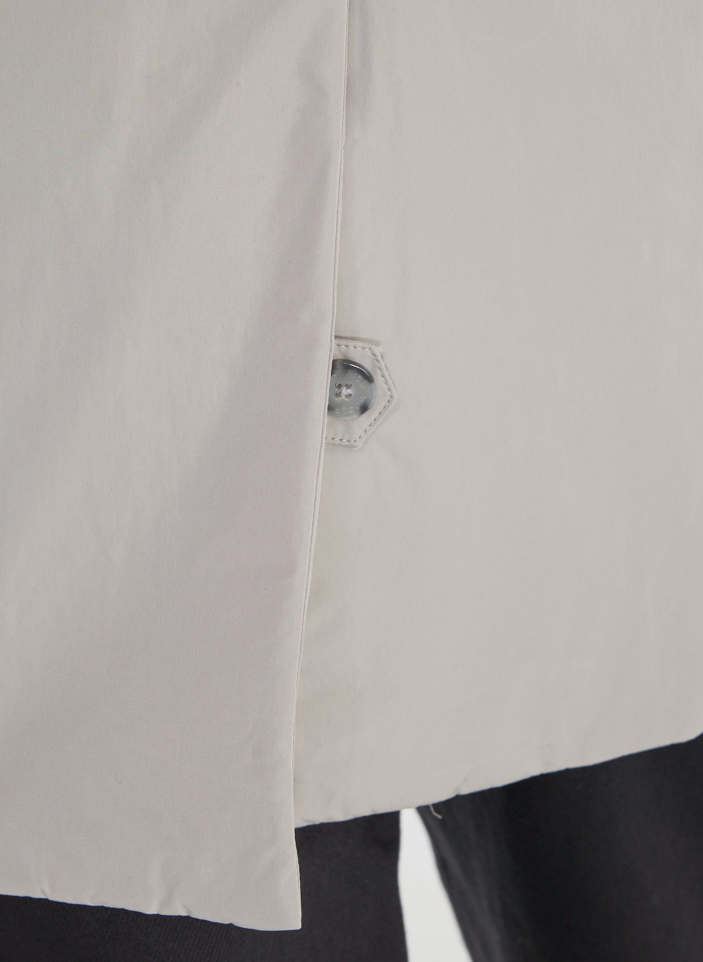 Straight jacket with classic collar WOOLRICH Beige