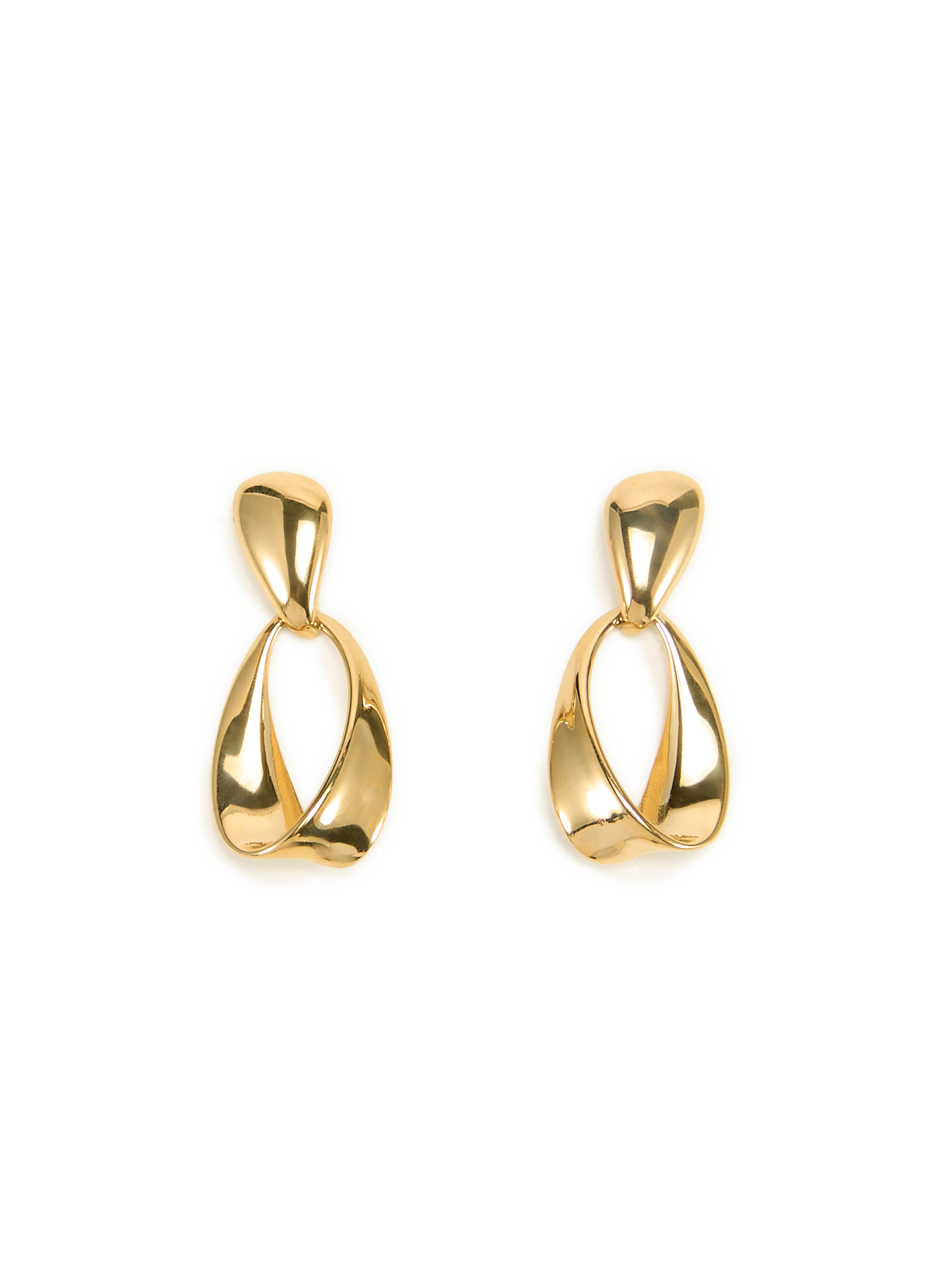 Boucle d'oreilles pendantes  AU PRINTEMPS PARIS Doré