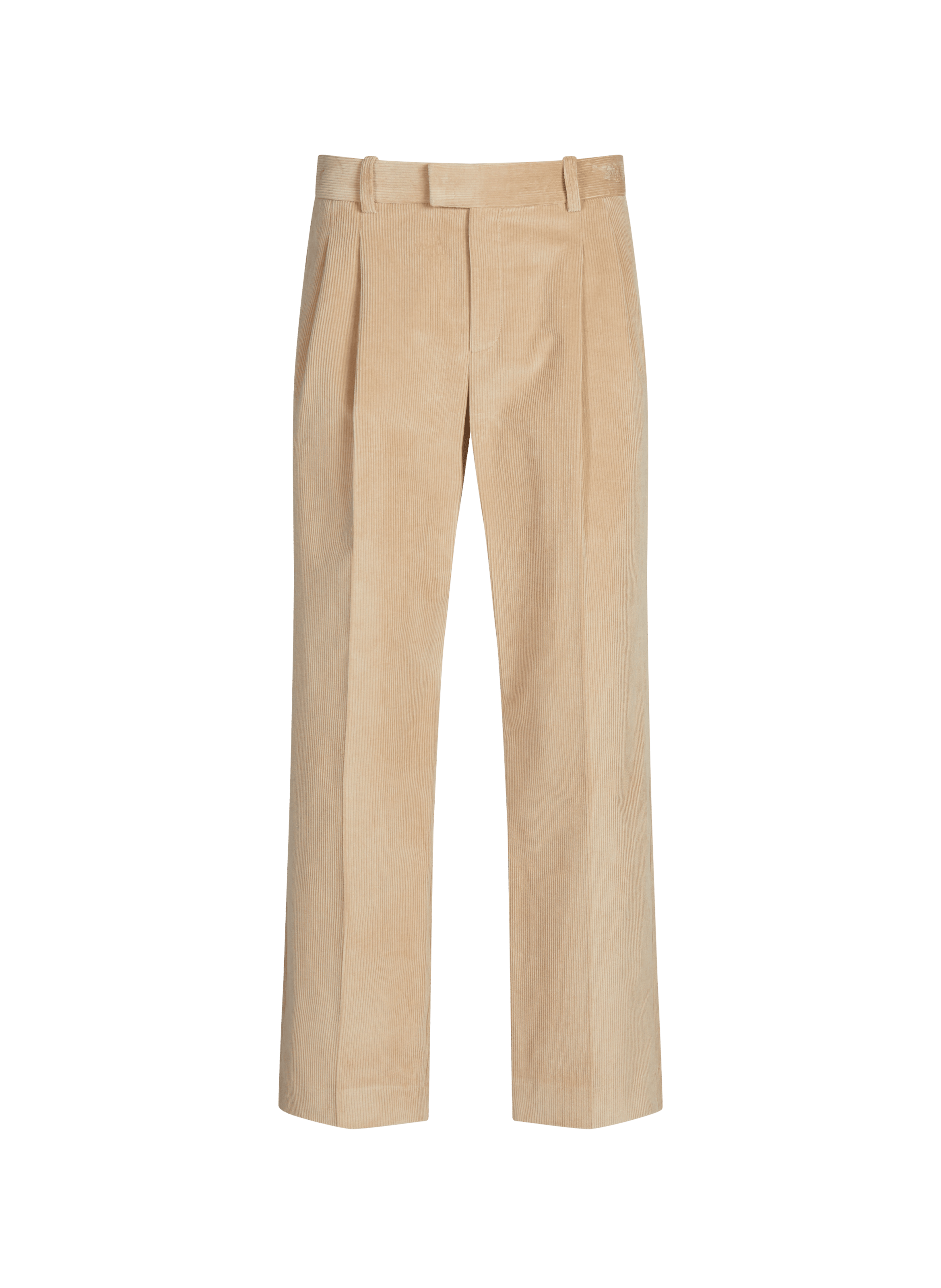 Straight corduroy pants in a cotton blend DROLE DE MONSIEUR Beige
