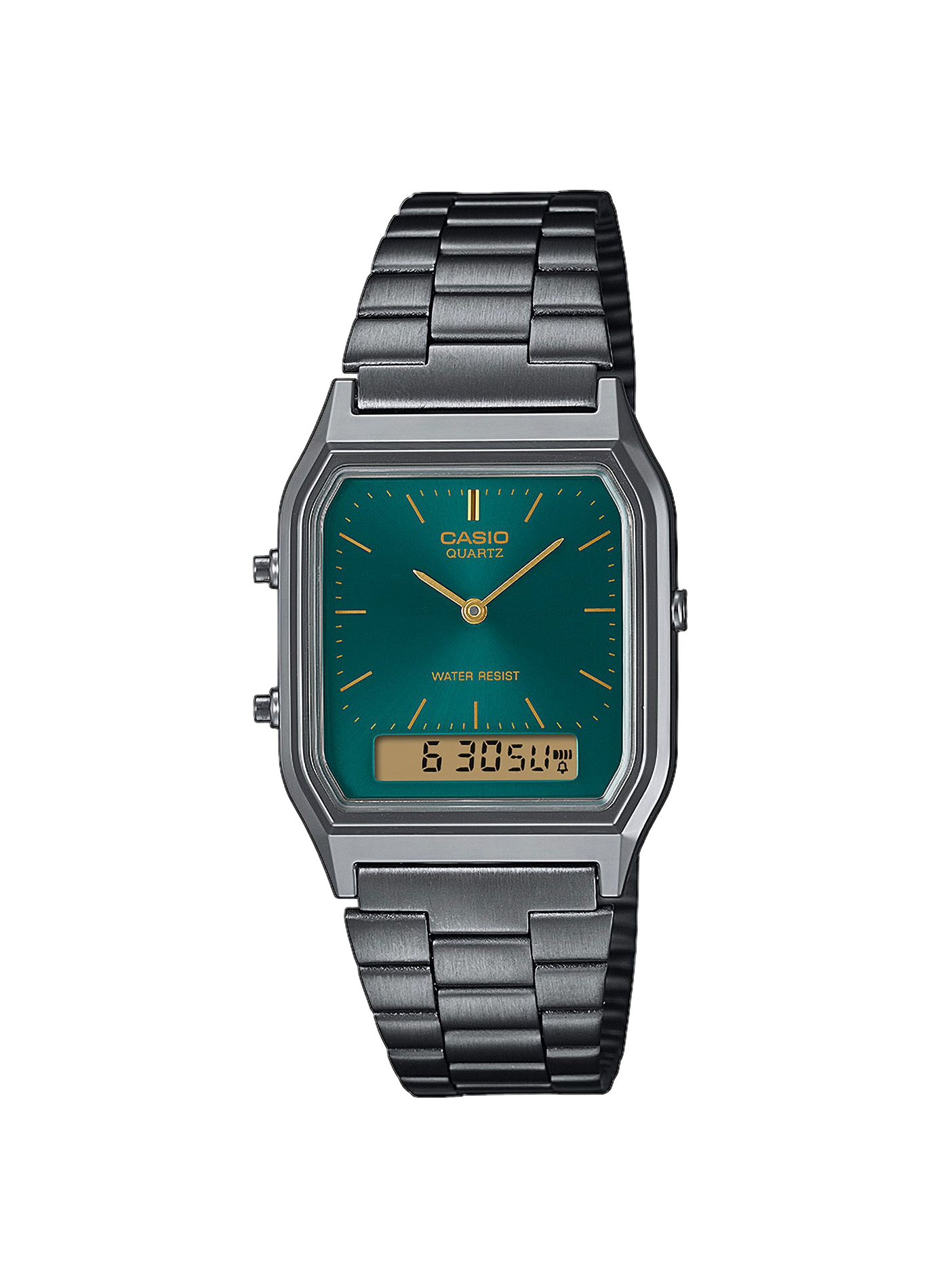 Montre analogique-numérique Edgy en acier inoxydable CASIO Gris