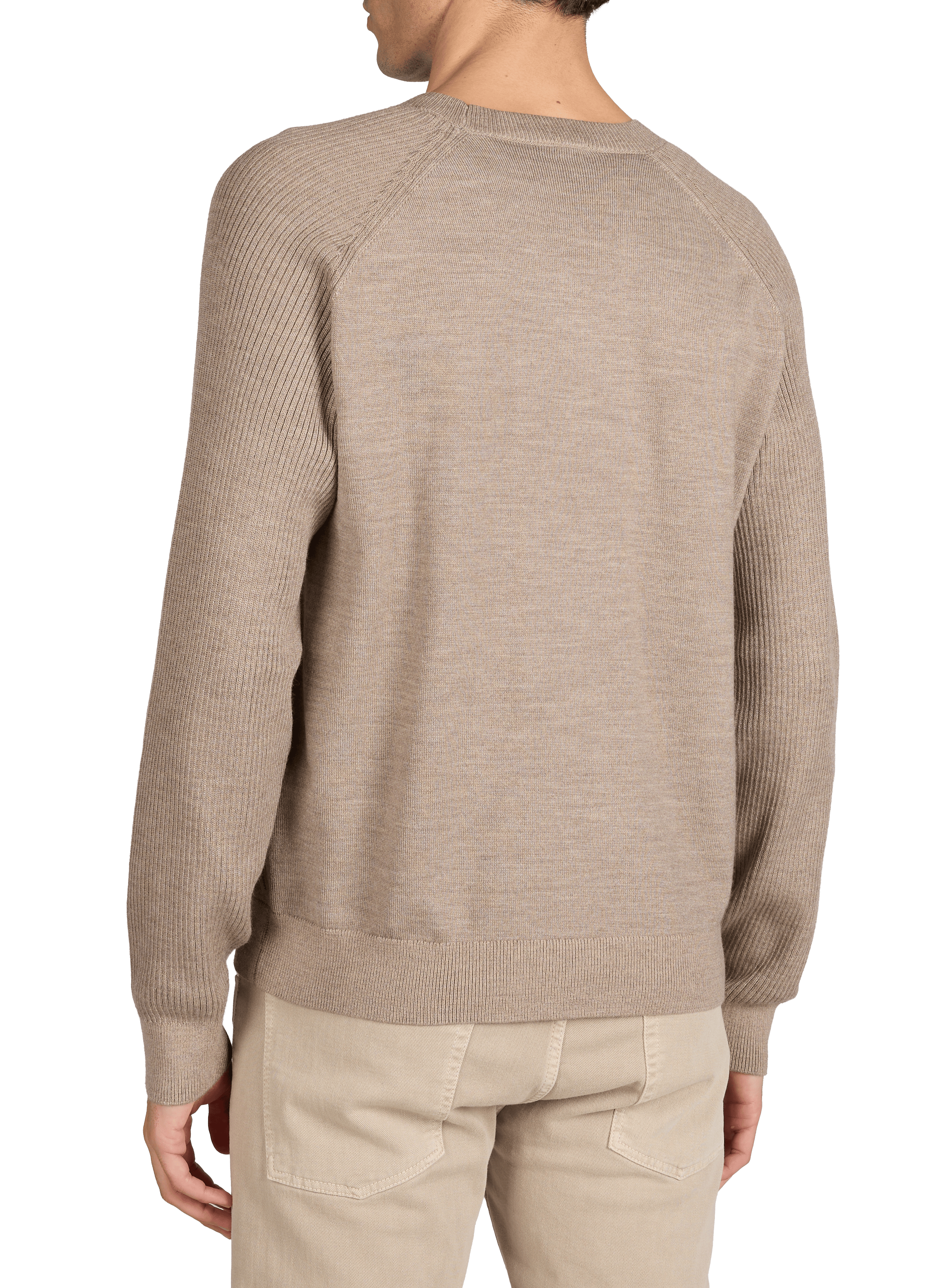 Pull en laine mélangée ARMANI EXCHANGE Beige
