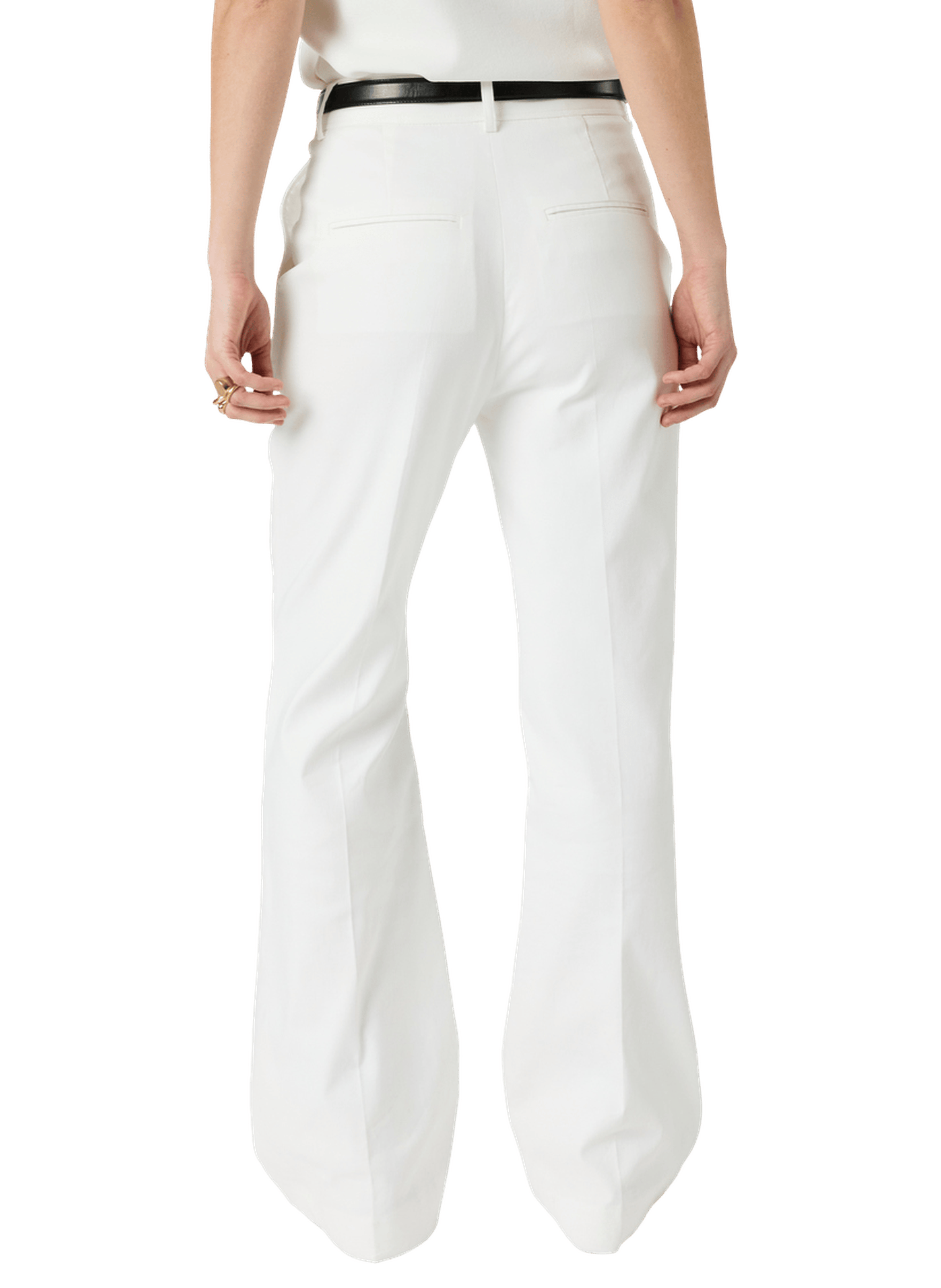 Pantalon flare en coton - AUDEA GERARD DAREL Beige