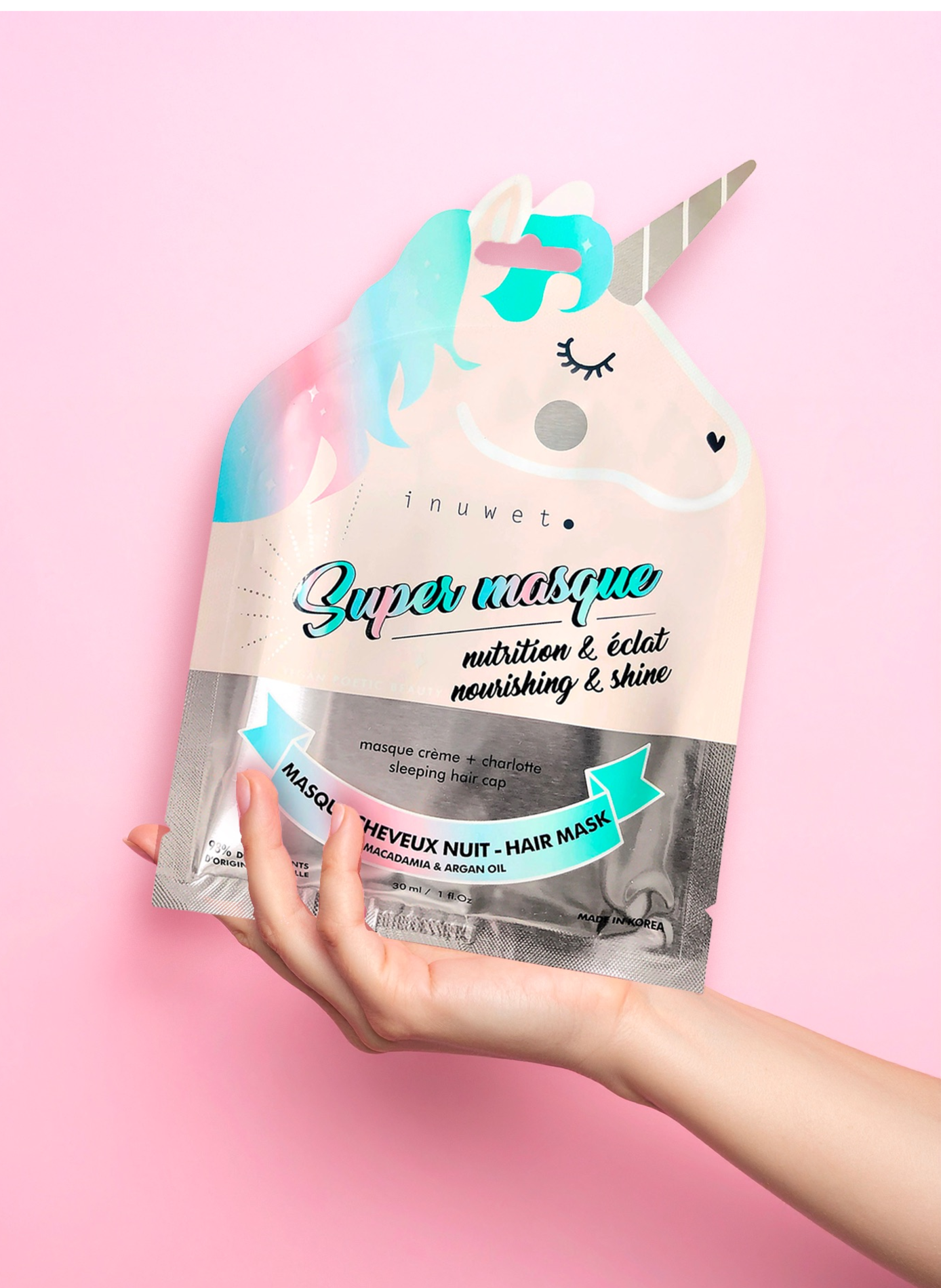 Masque de nuit cheveux  INUWET No color