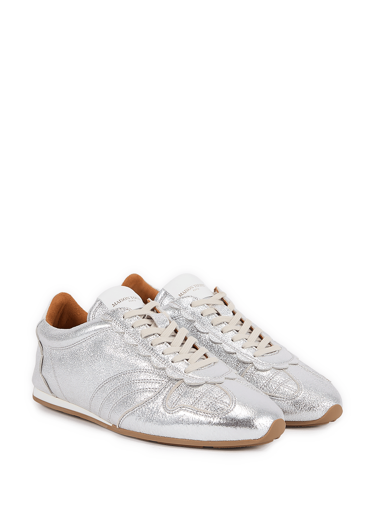 Baskets Juliette en cuir MAISON TOUFET Argent