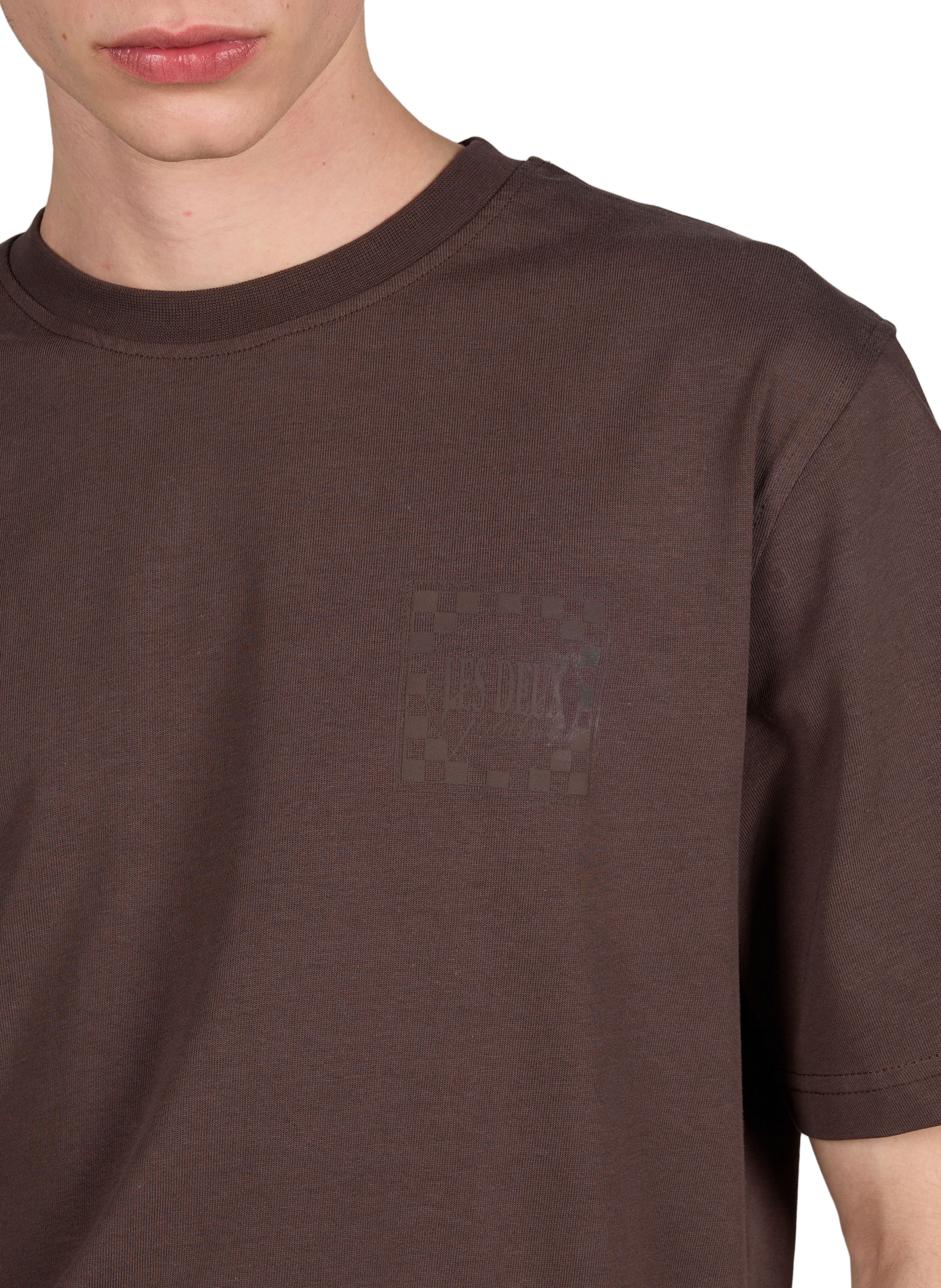 T-shirt Ben Goods en coton LES DEUX Marron