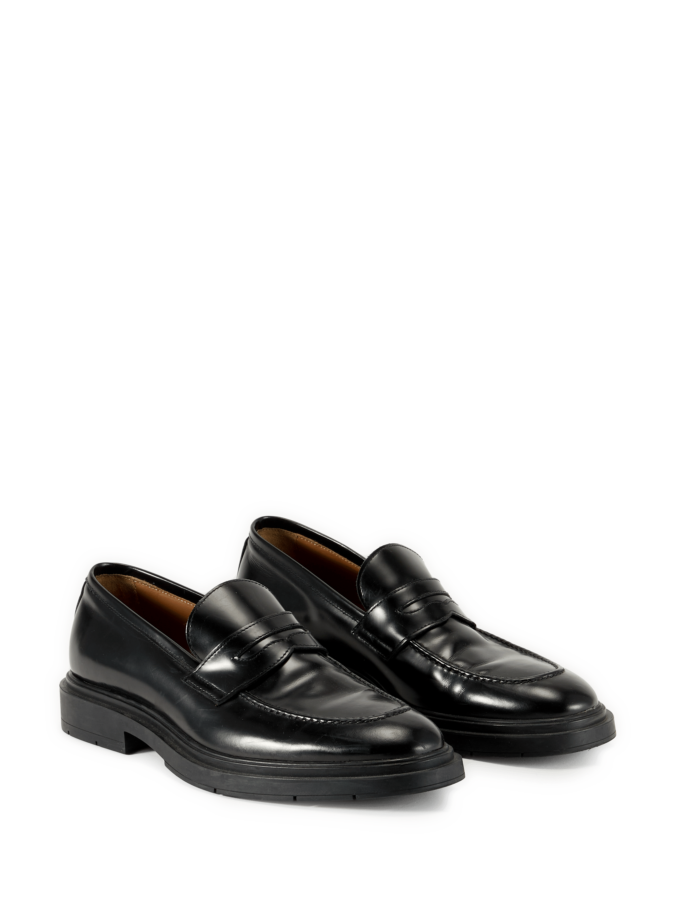 Smooth leather loafers SAISON 1865 Black