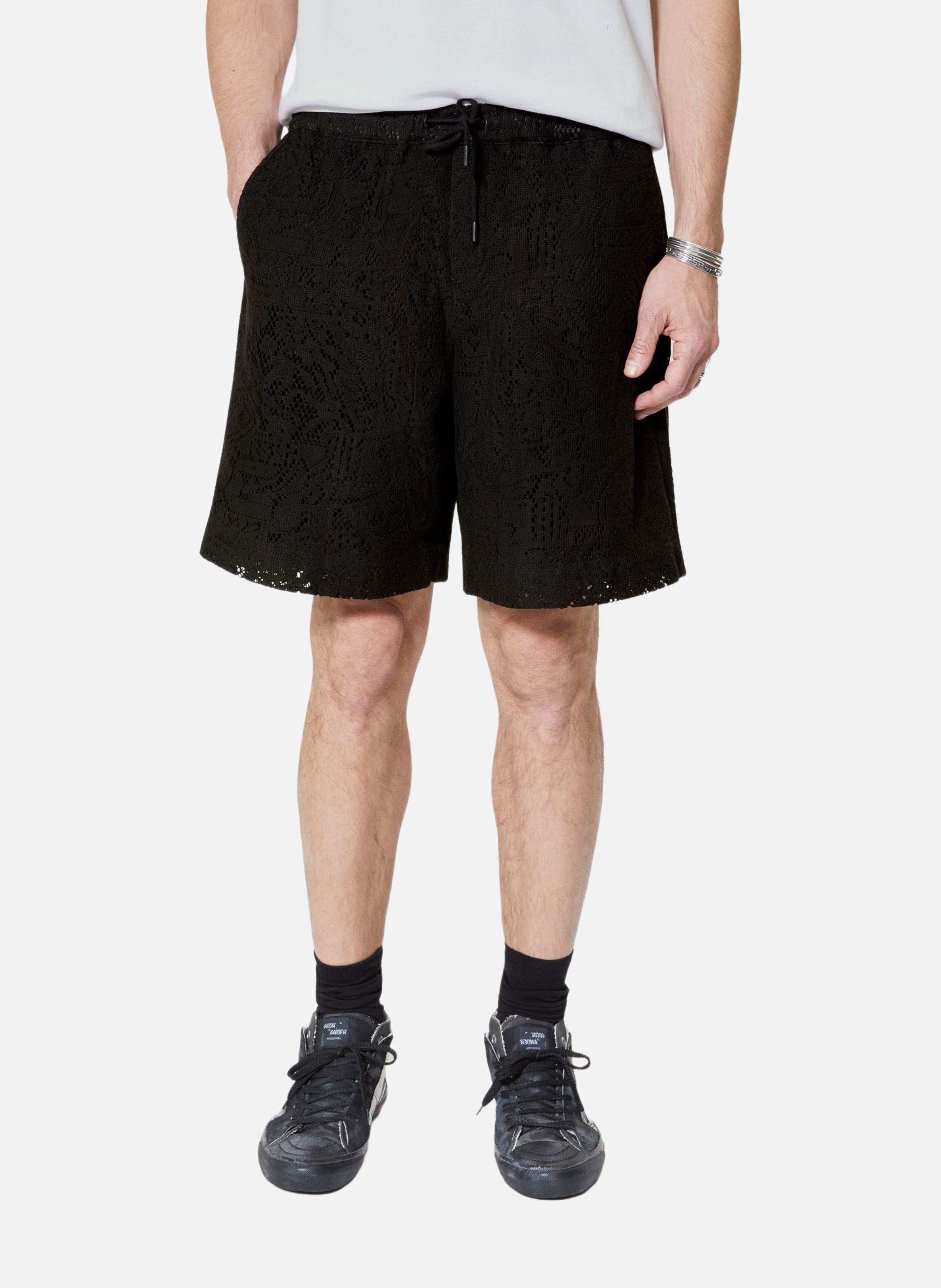 Short en dentelle THE KOOPLES Noir