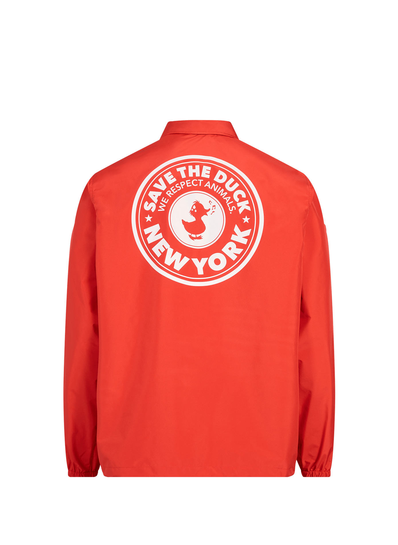 Parka Leni à logo SAVE THE DUCK Rouge