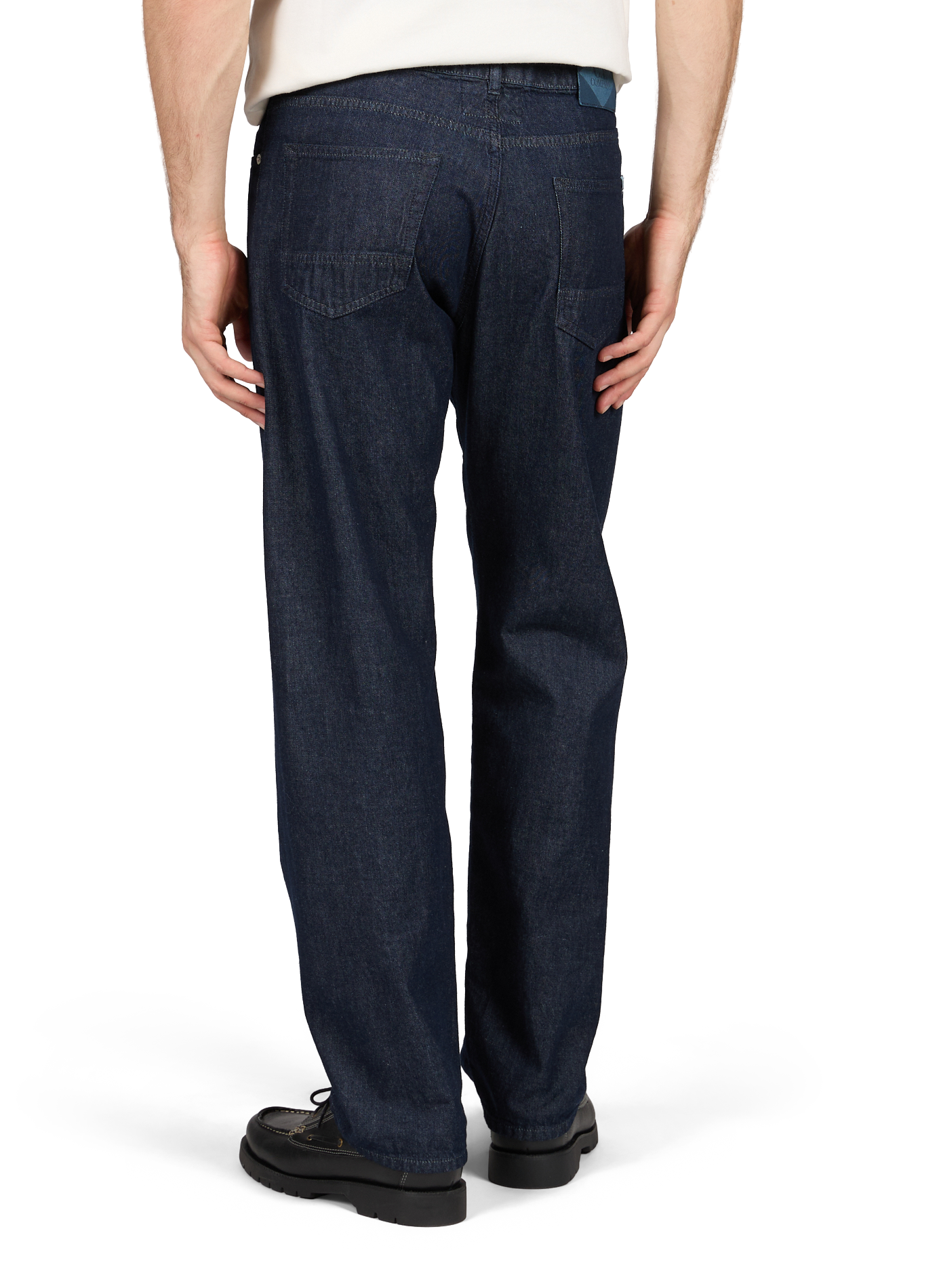 Straight cotton jeans CP COMPANY Blue