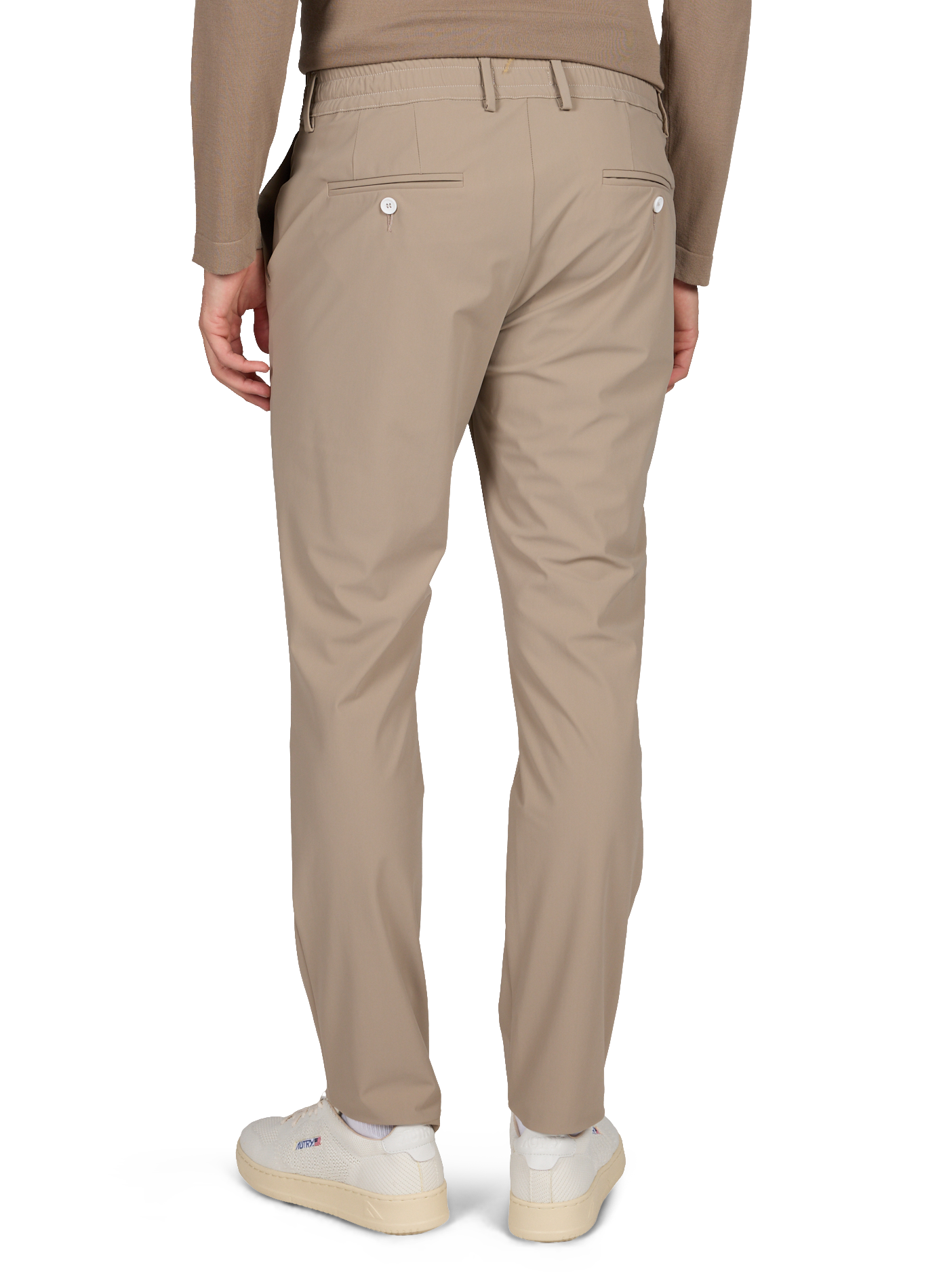 Stretch slim pants CRUNA Beige