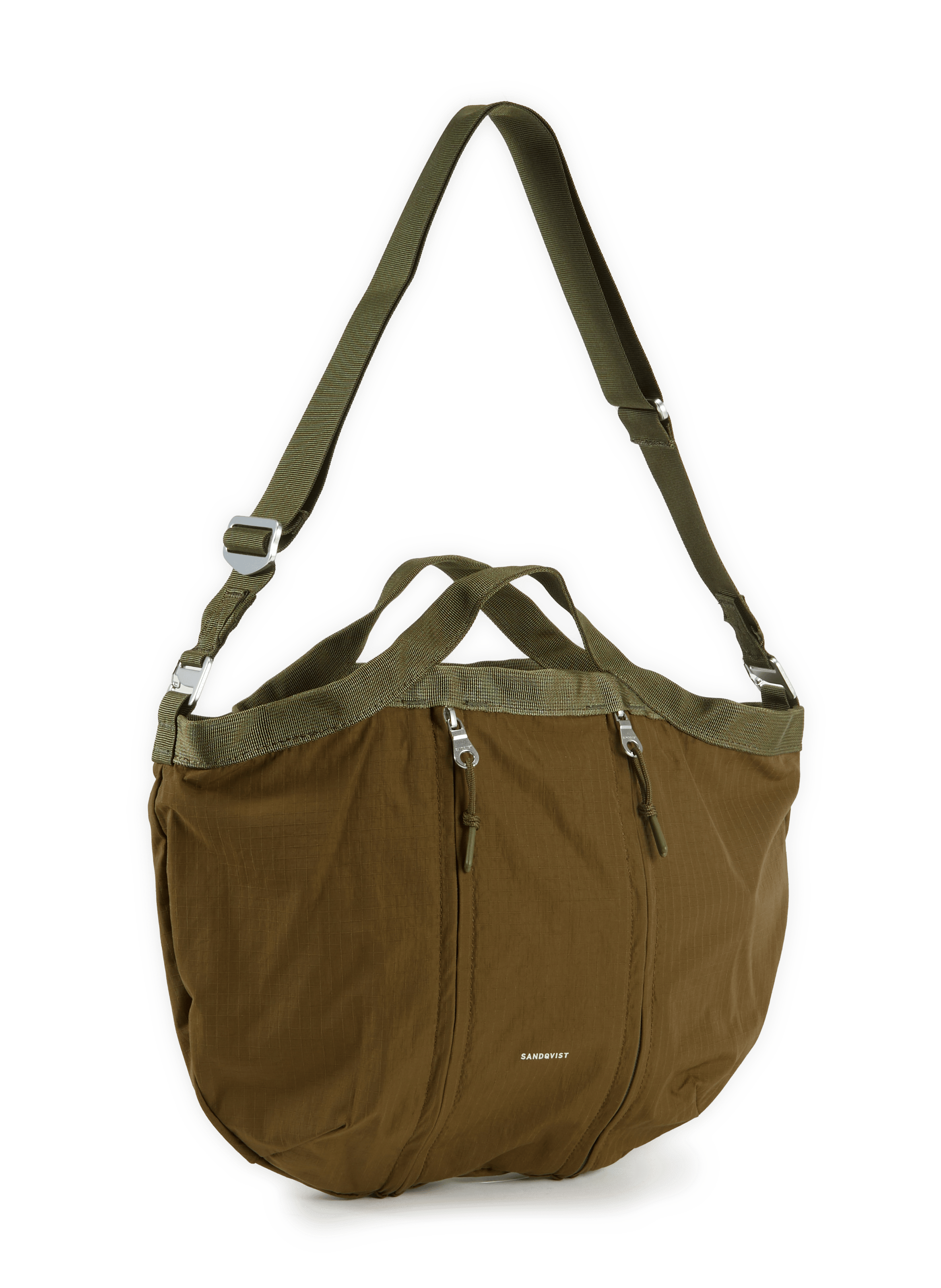 Uitbreidbare Grid Crossbody-tas SANDQVIST Kaki