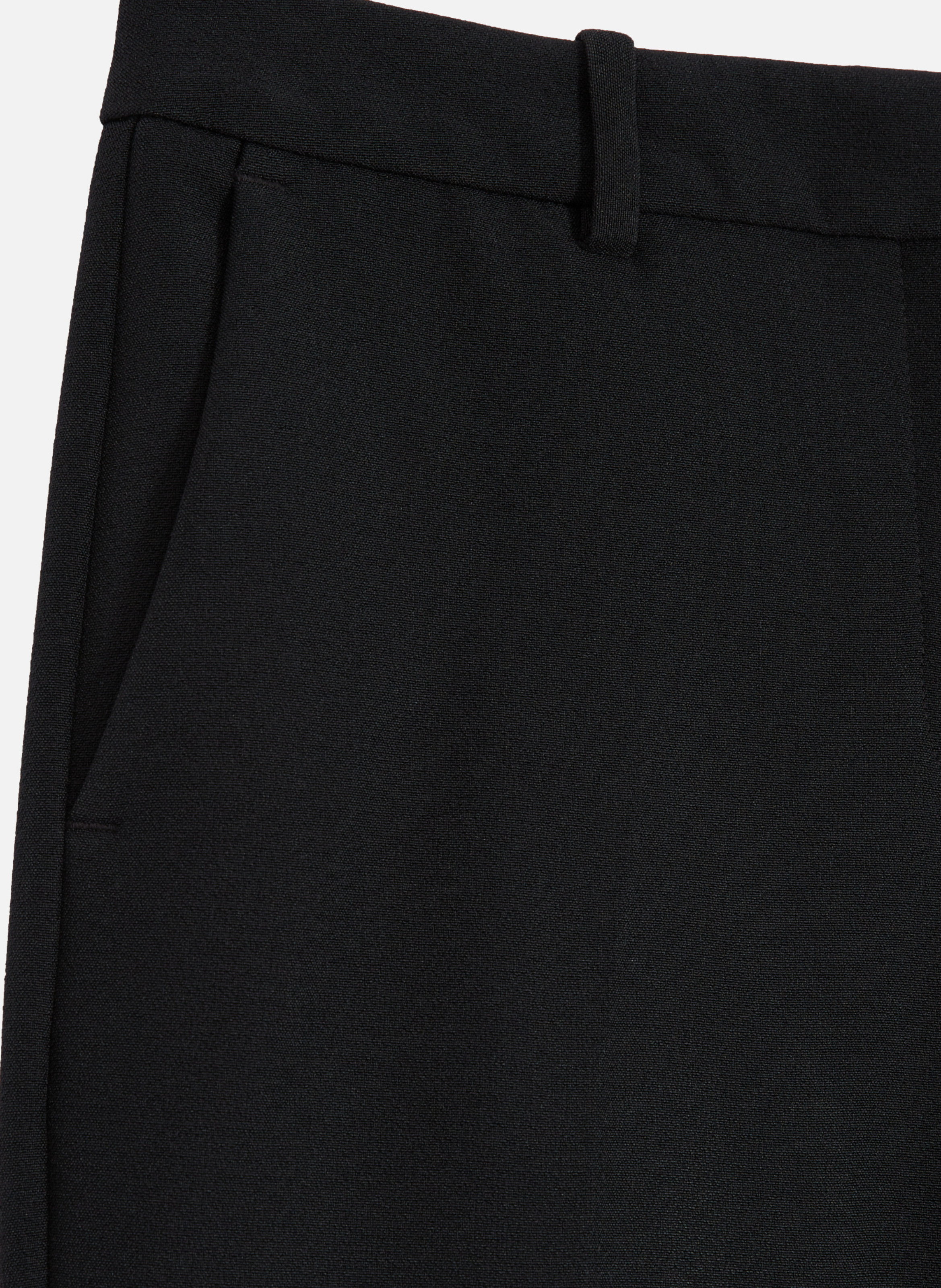 Pantalon tailleur en crêpe coupe droite THE KOOPLES Noir