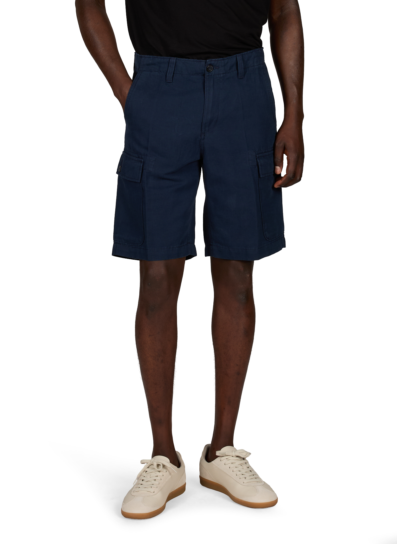 Rechte bermuda met effen zakken TIMBERLAND Blauw