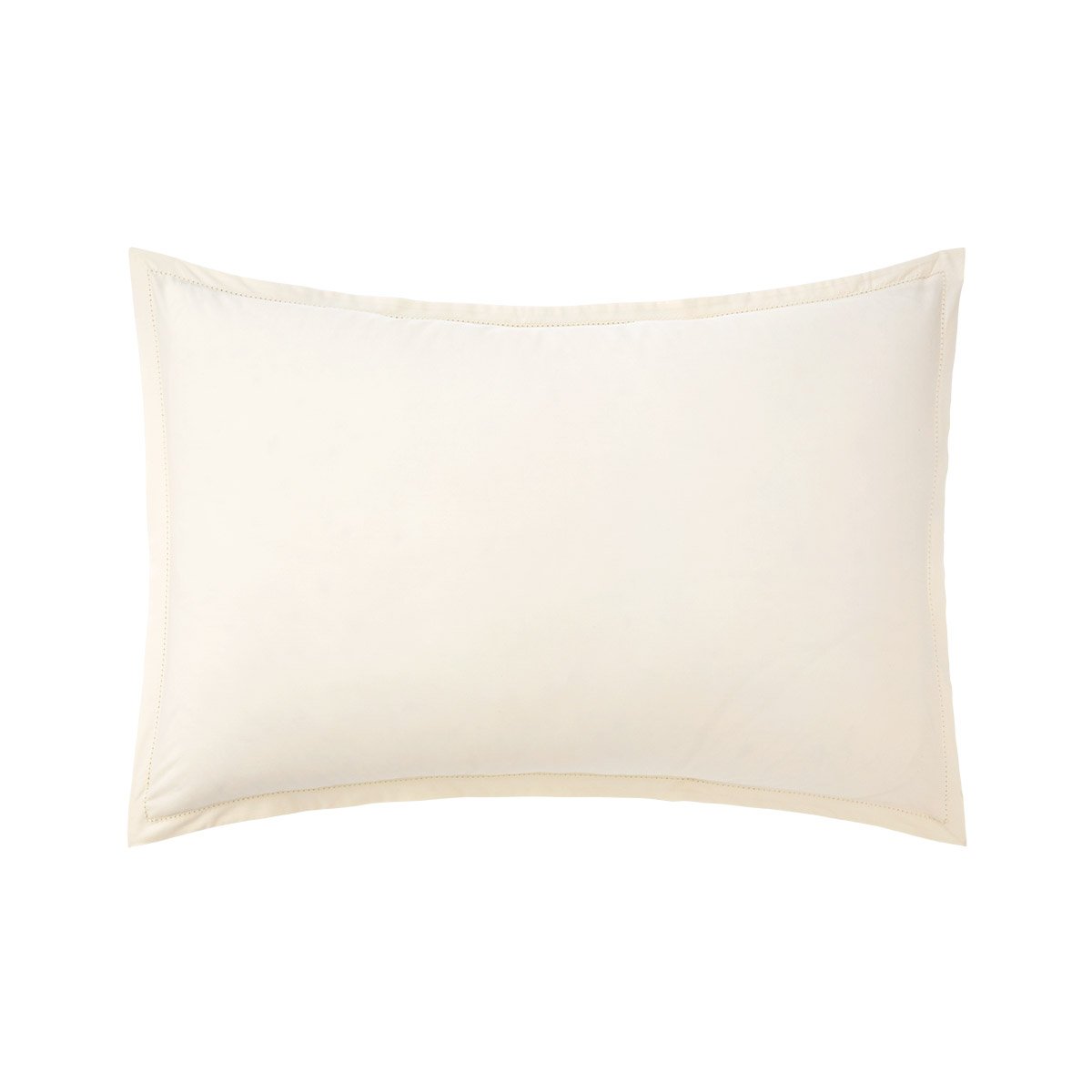 Taie pour oreiller ergonomique en percale de coton, alcove BlancDESFORGES