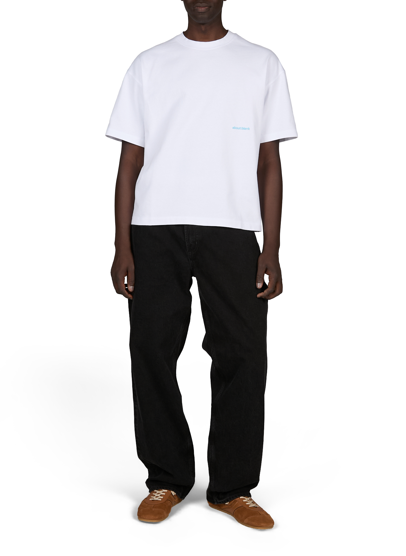 Jean baggy en coton mélangé AGOLDE Noir