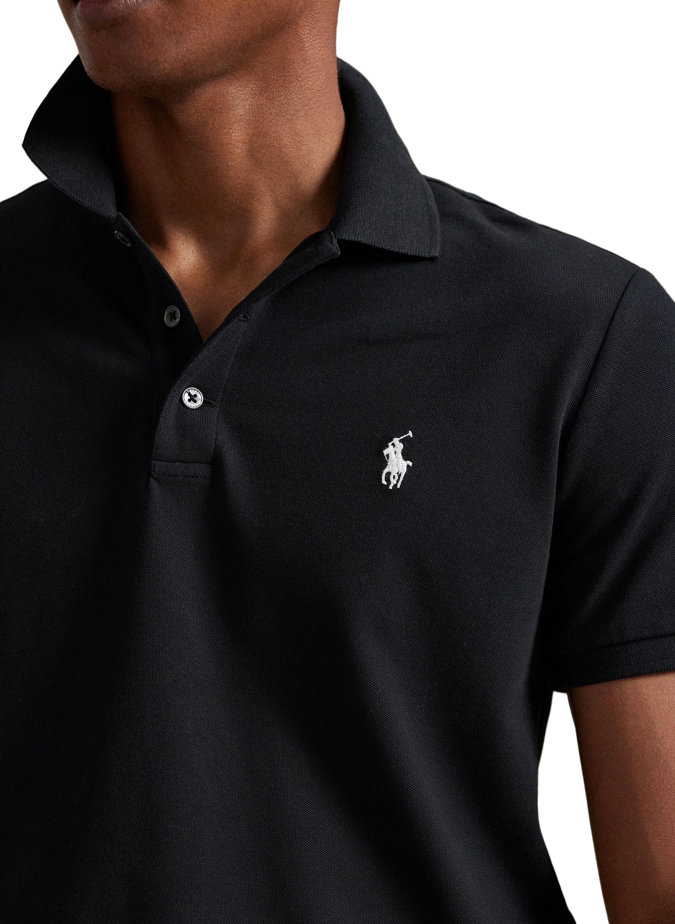 Logo polo | Black POLO RALPH LAUREN Men