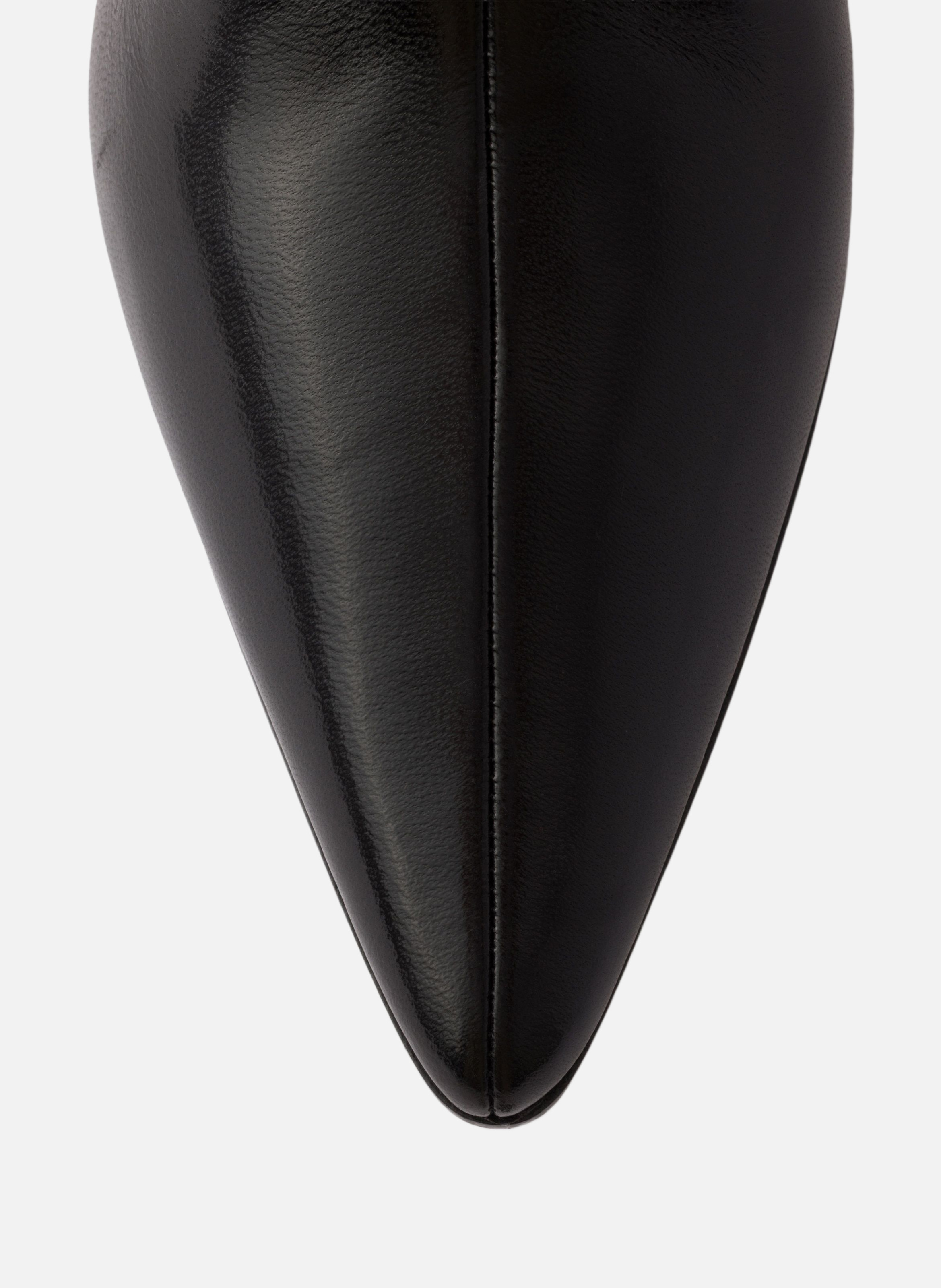 Bottes en cuir nappa stretch PRADA Noir