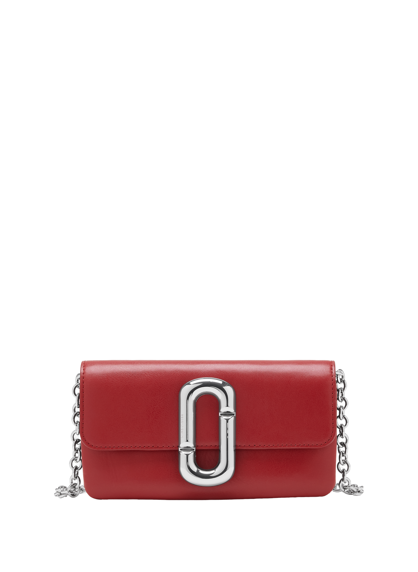 Portefeuille The Scene sur chaîne en cuir SCENE WALLET ON CHAIN Crimson