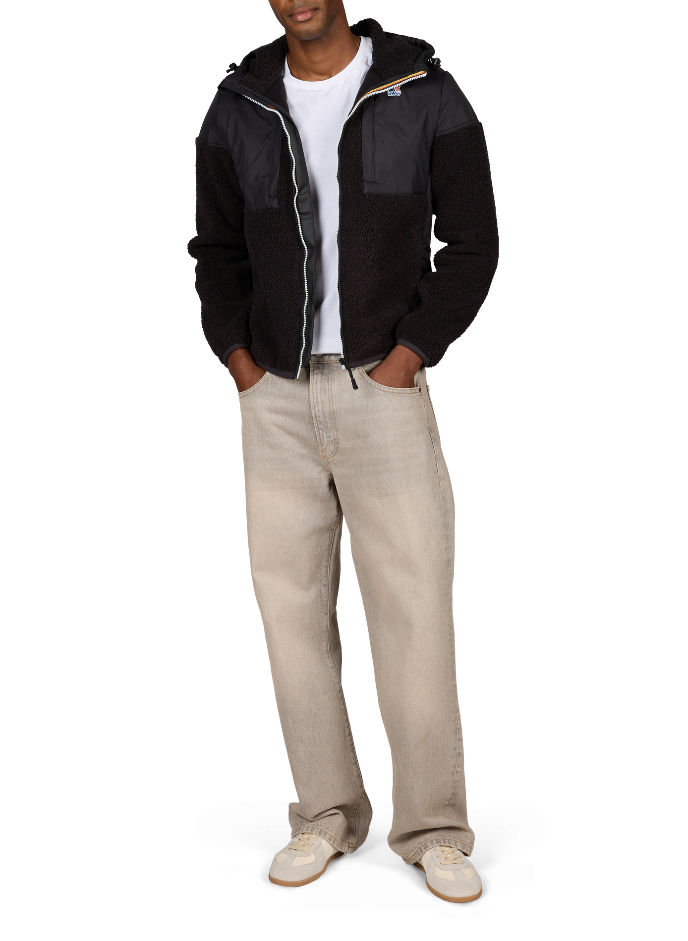Orsetto fleece jacket K-WAY Black