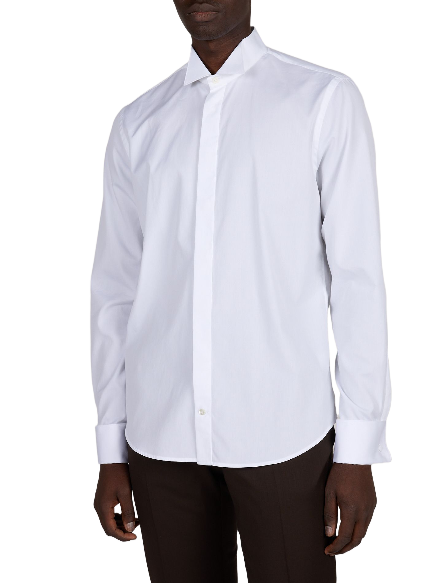 Slim-fit cotton shirt VAN LAACK White