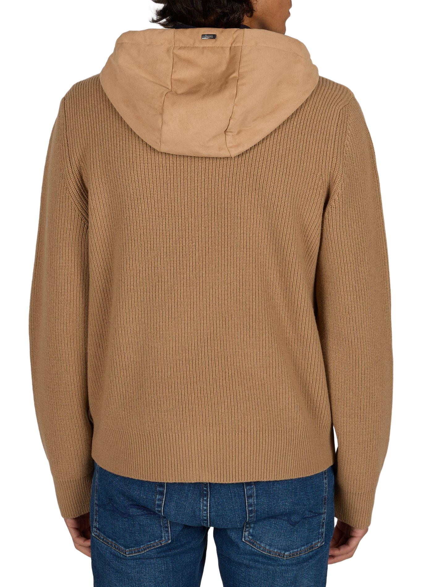 Oversize Wollweste HERNO Braun