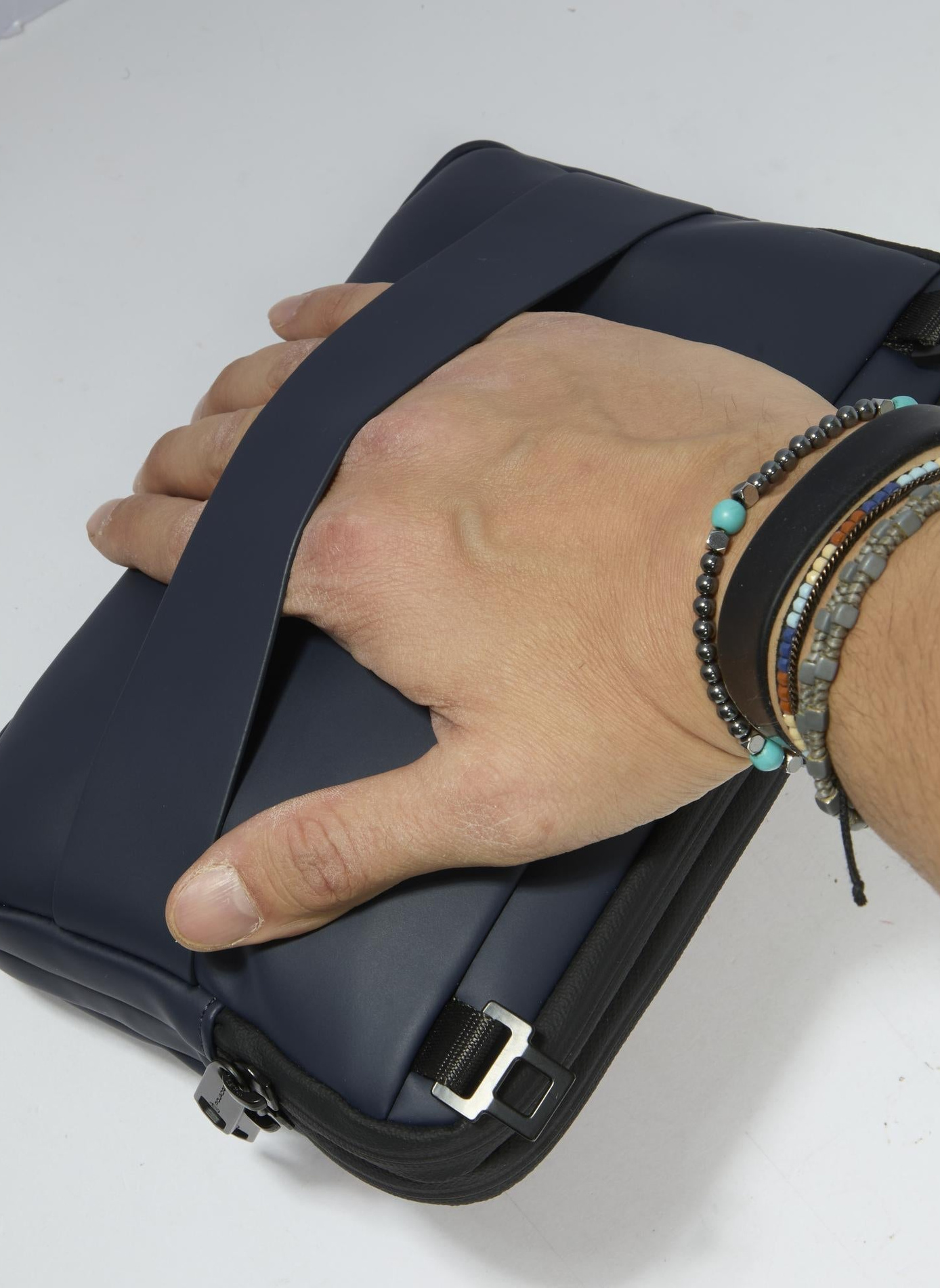Pochette déperlante pour ipad®mini PIQUADRO Bleu