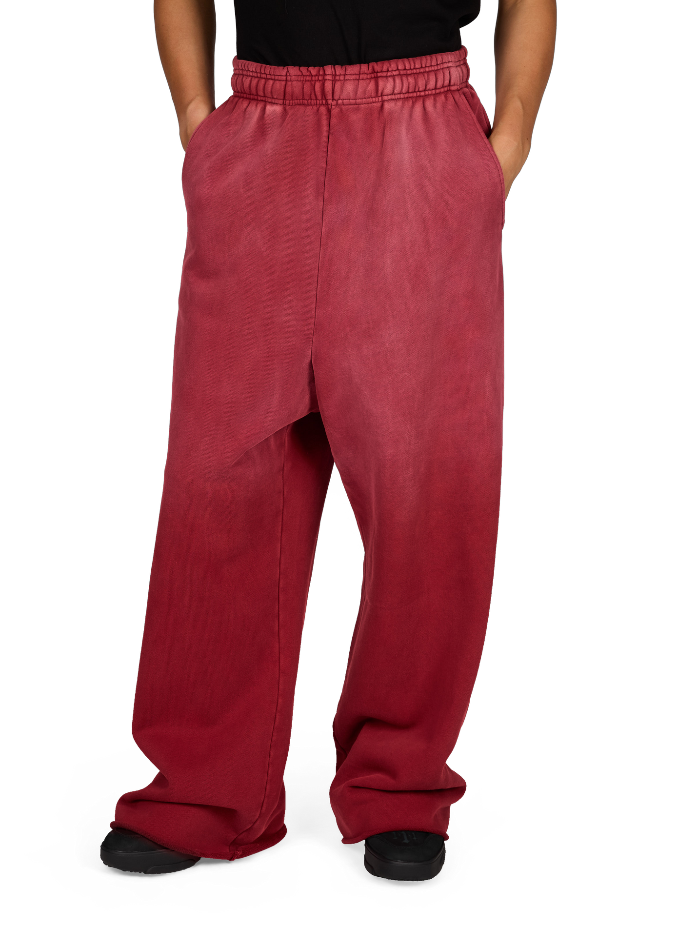 Cotton joggers ENTIRE STUDIOS Red