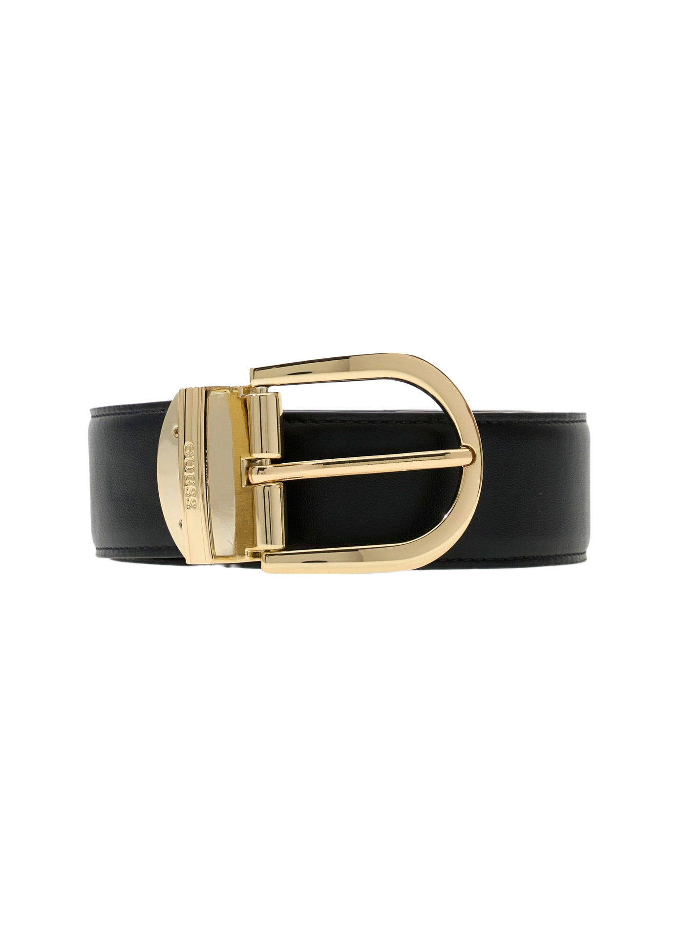 Ceinture imprimée effet cuir  GUESS Noir