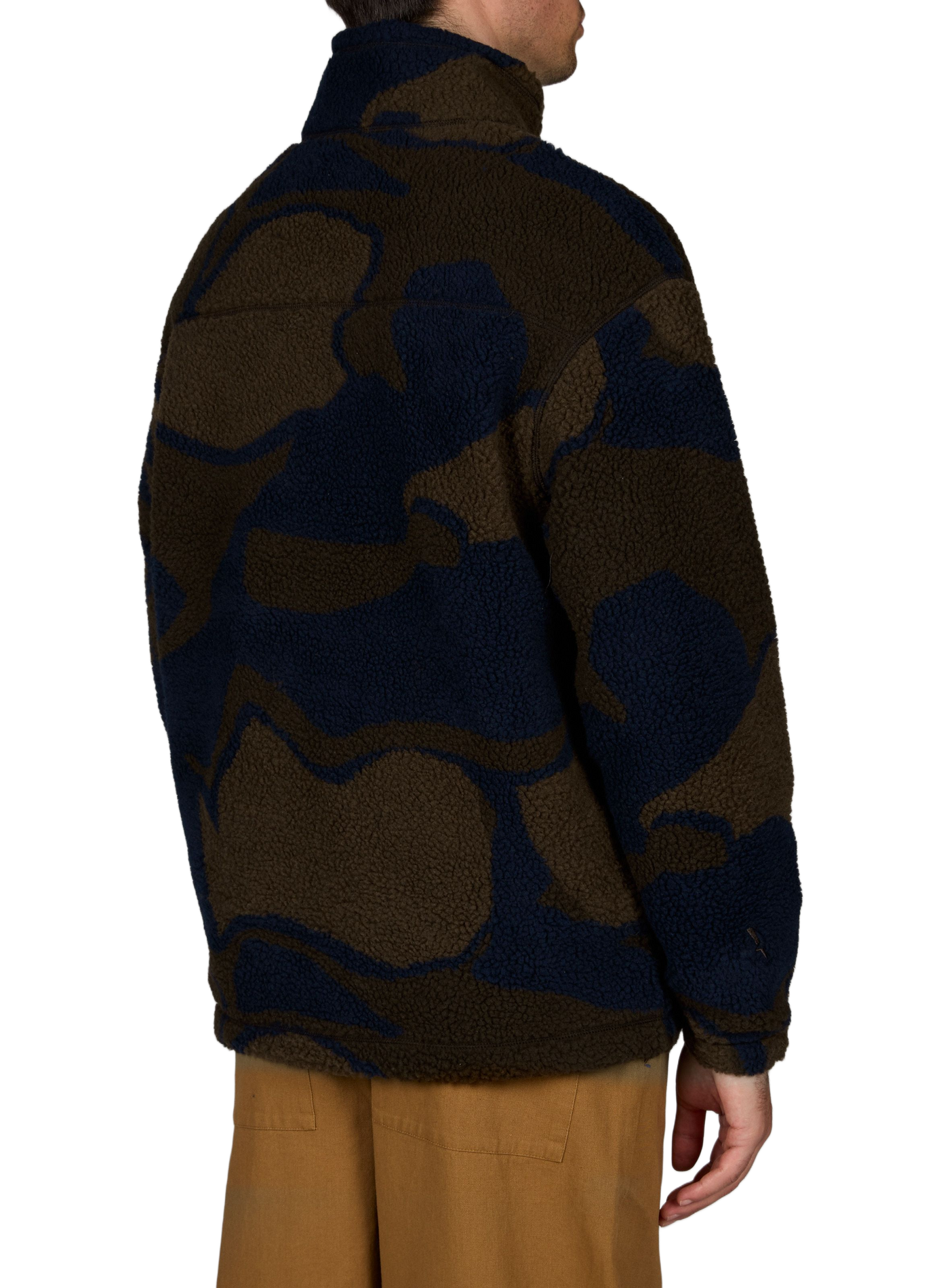 Fluffy High-Neck Cardigan AIGLE Multicolour