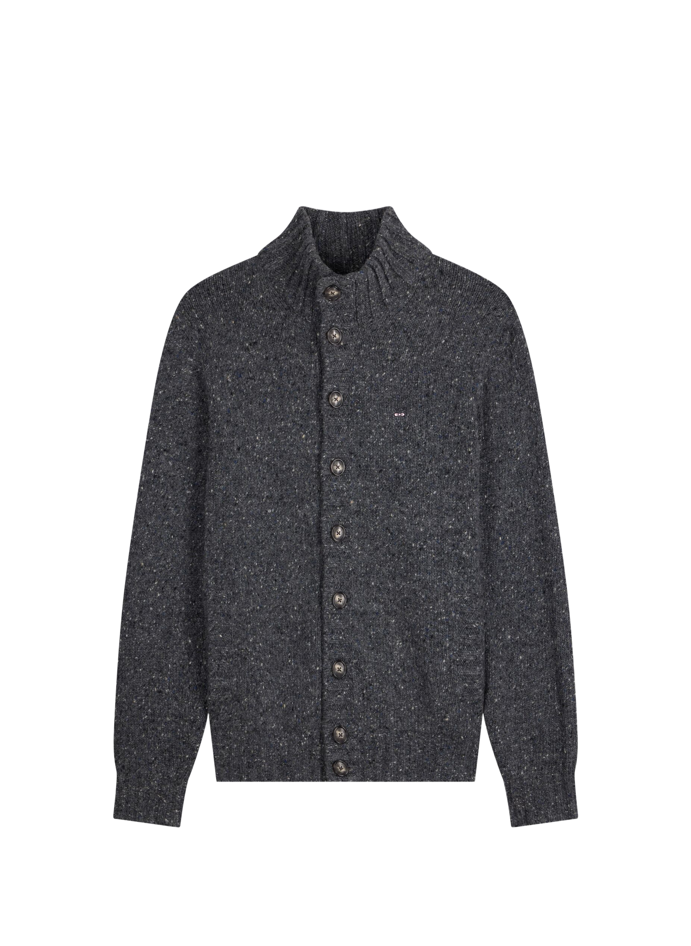 Straight-fit cardigan in a wool blend EDEN PARK Grey