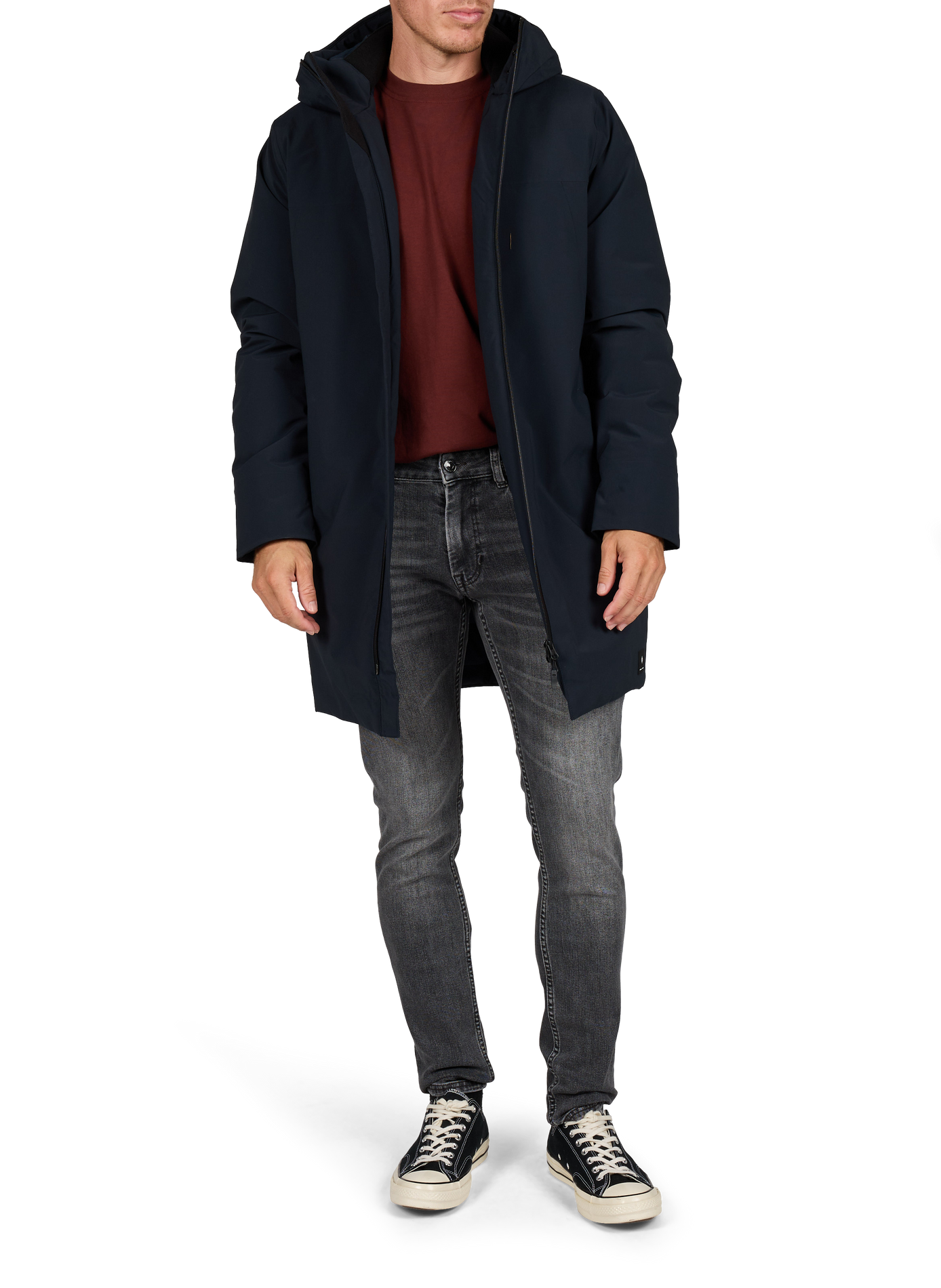Jeans in verwaschener Optik aus Baumwollmischung STRELLSON Grau