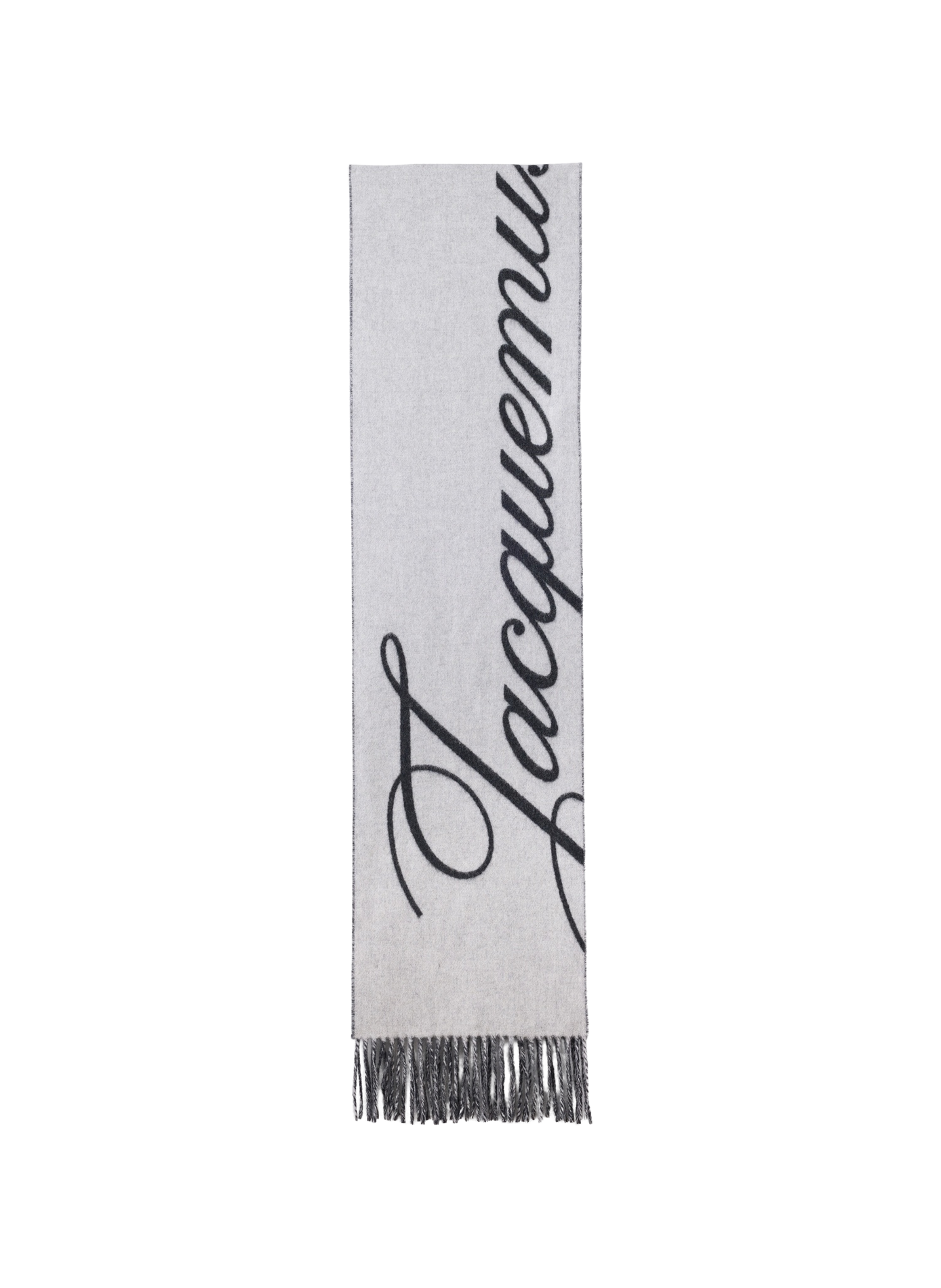 L'écharpe Atelier en laine JACQUEMUS Grey