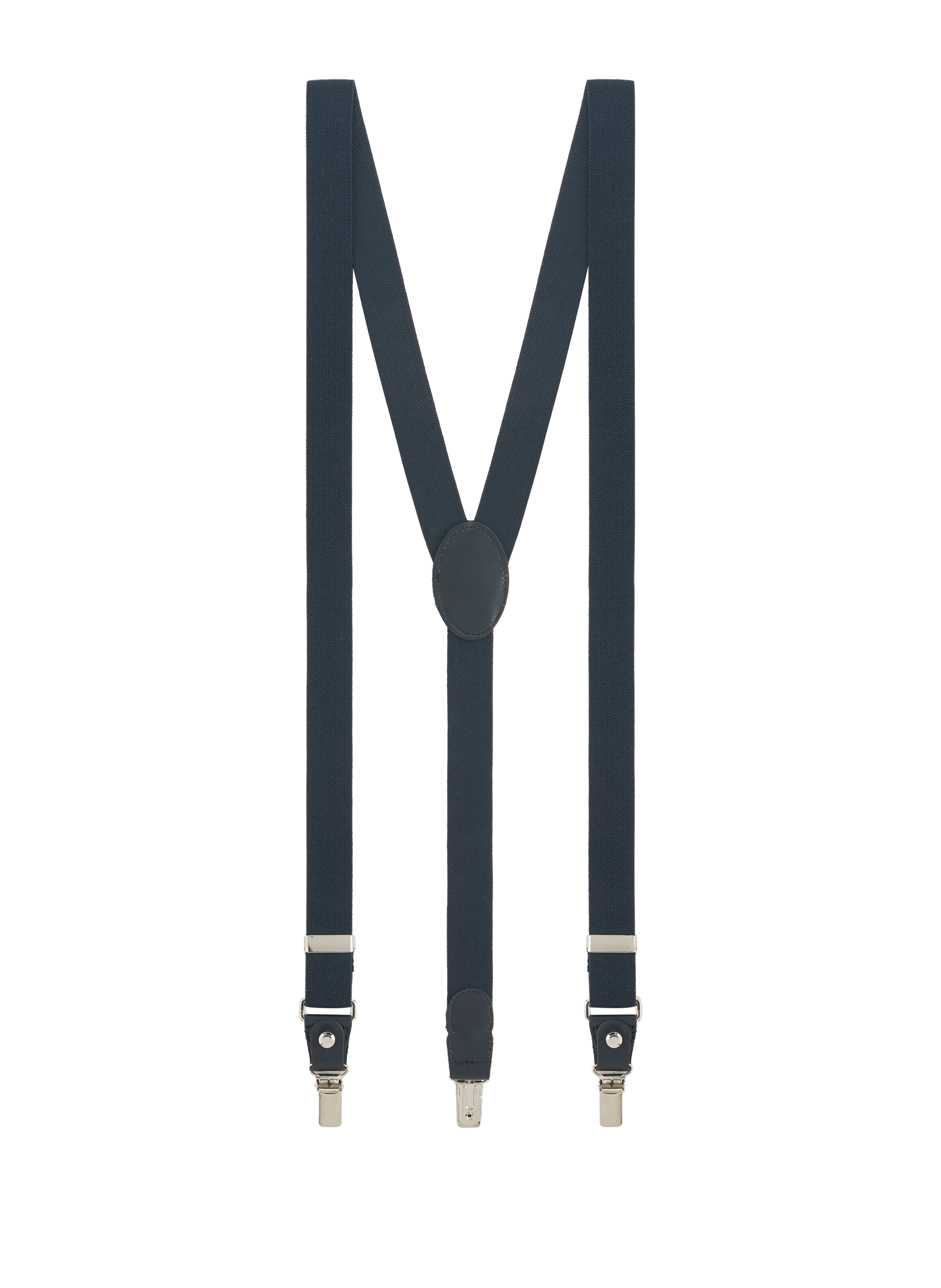 AU PRINTEMPS PARIS Clip-on suspenders  Blue