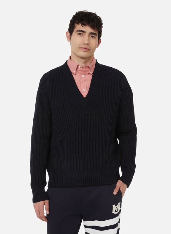 Knitted jumper Blue by SAISON 1865 SAISON 1865 Knitted jumper Blue