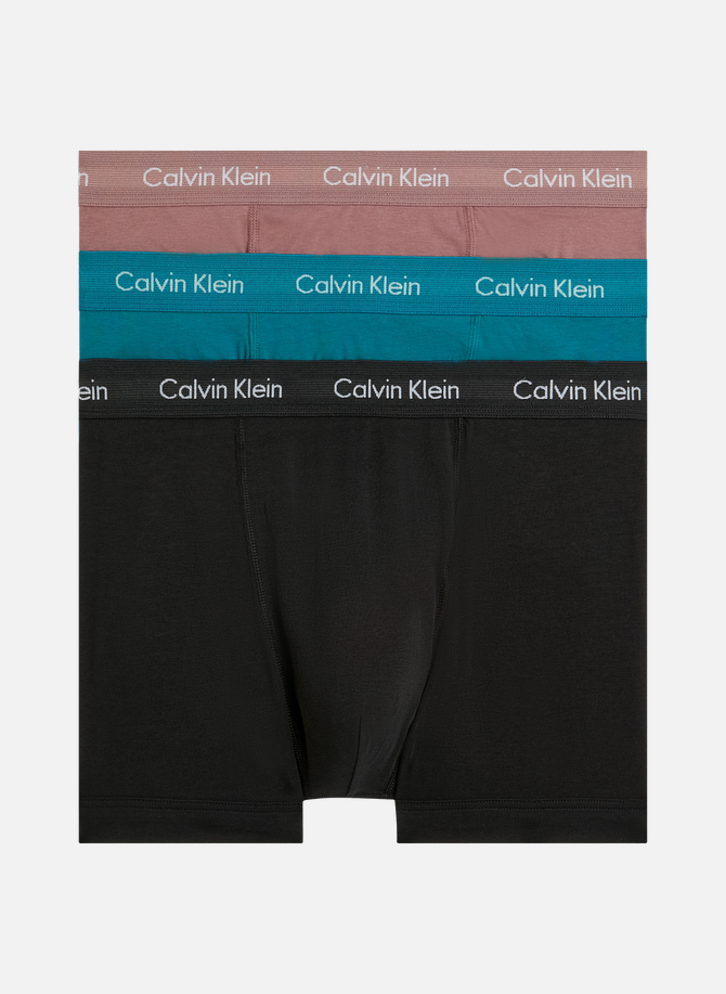 Lot de trois boxers en coton CALVIN KLEIN