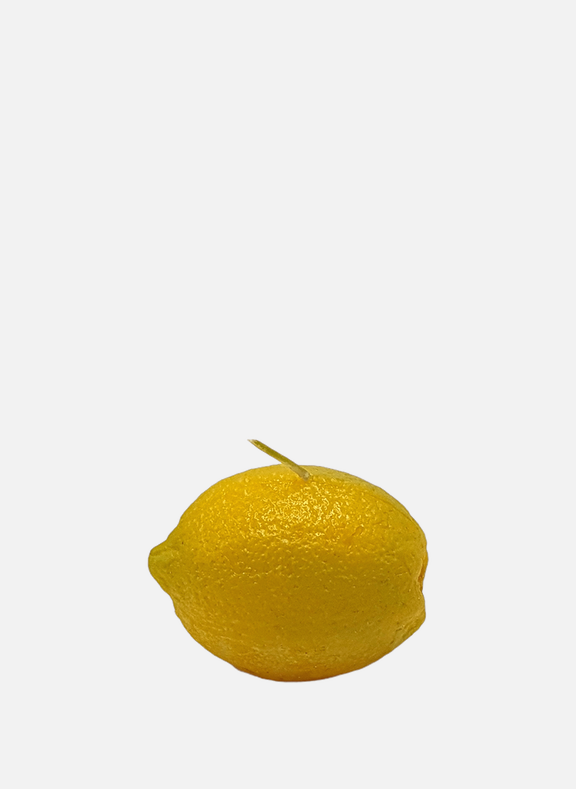 CERERIA INTRONA Lemon Candle Yellow
