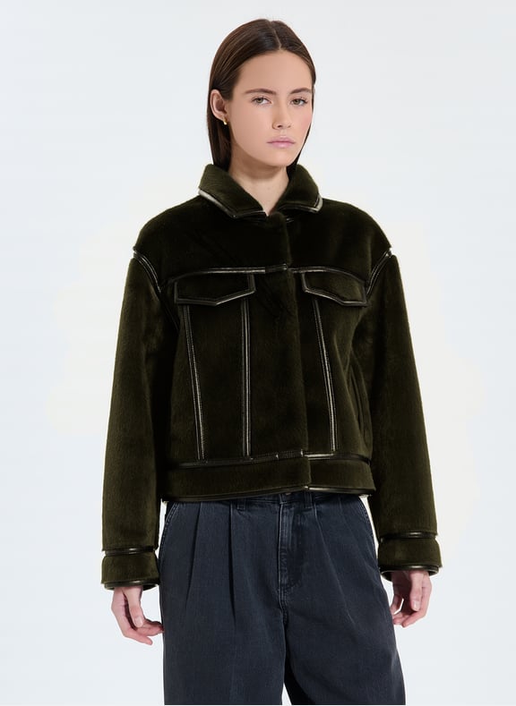 Veste camel droite - monge Kaki by ZAPA ZAPA Veste camel droite - monge Kaki