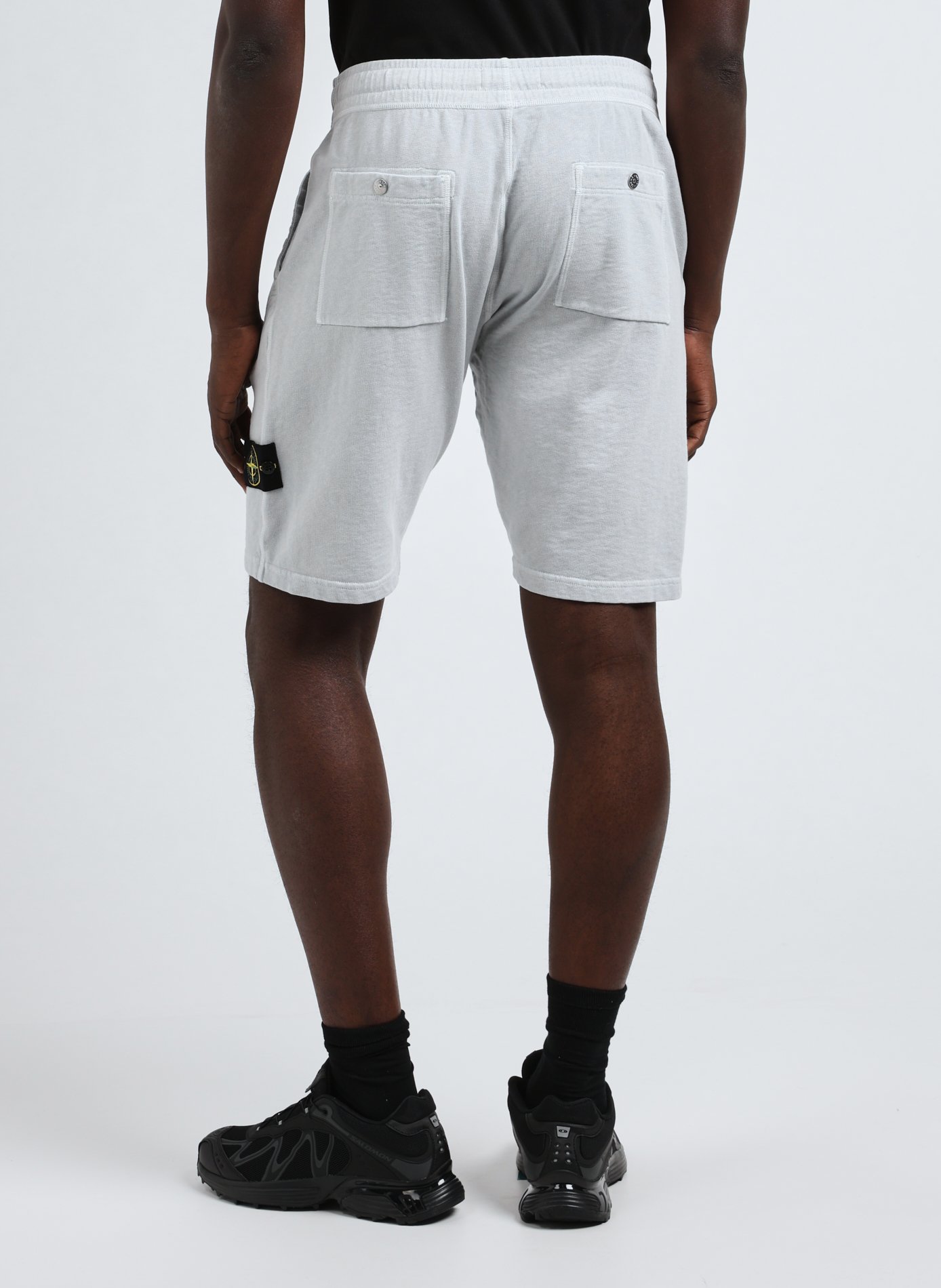 Short en coton   STONE ISLAND Gris