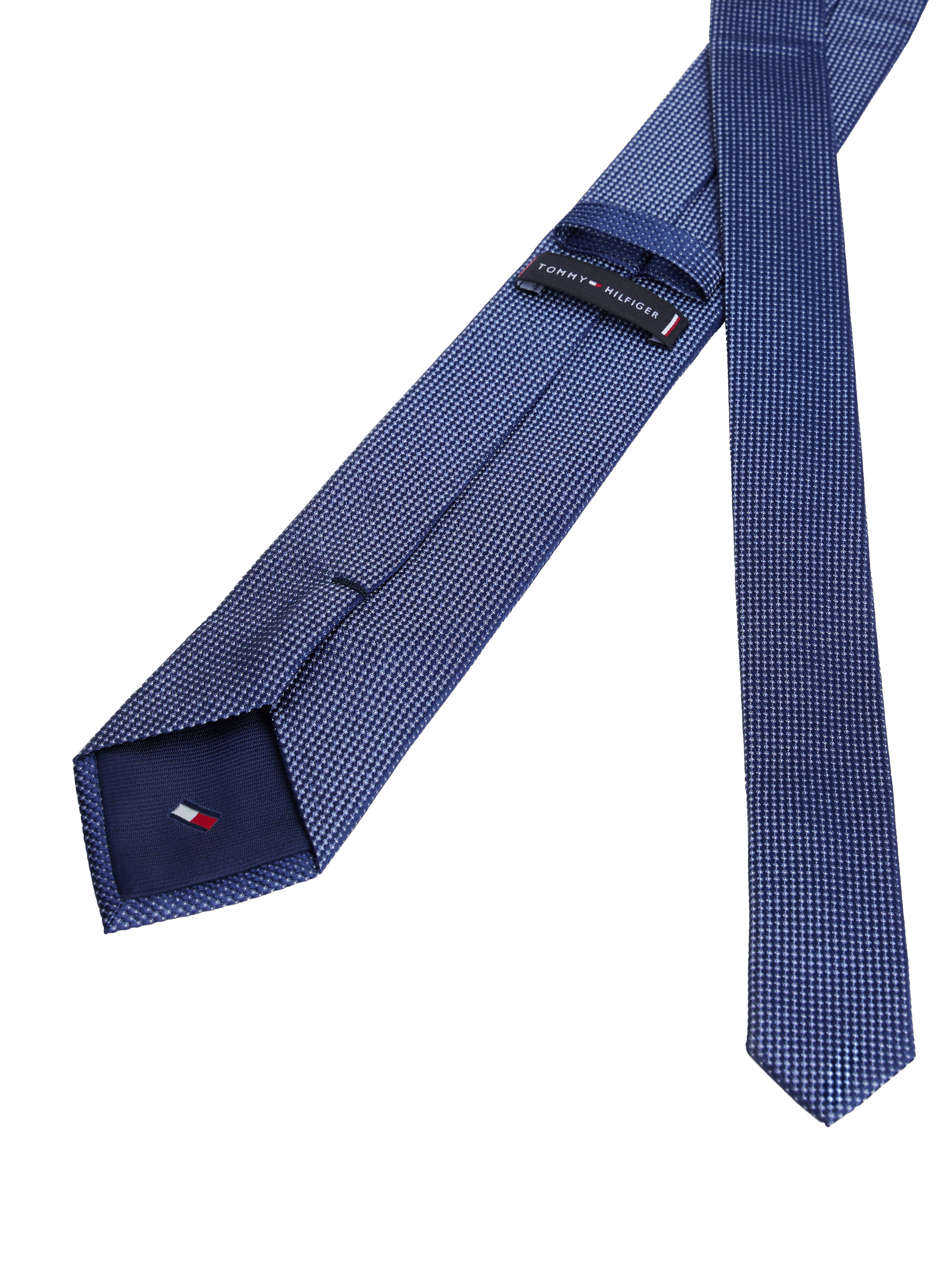 Patterned silk tie  TOMMY HILFIGER Blue