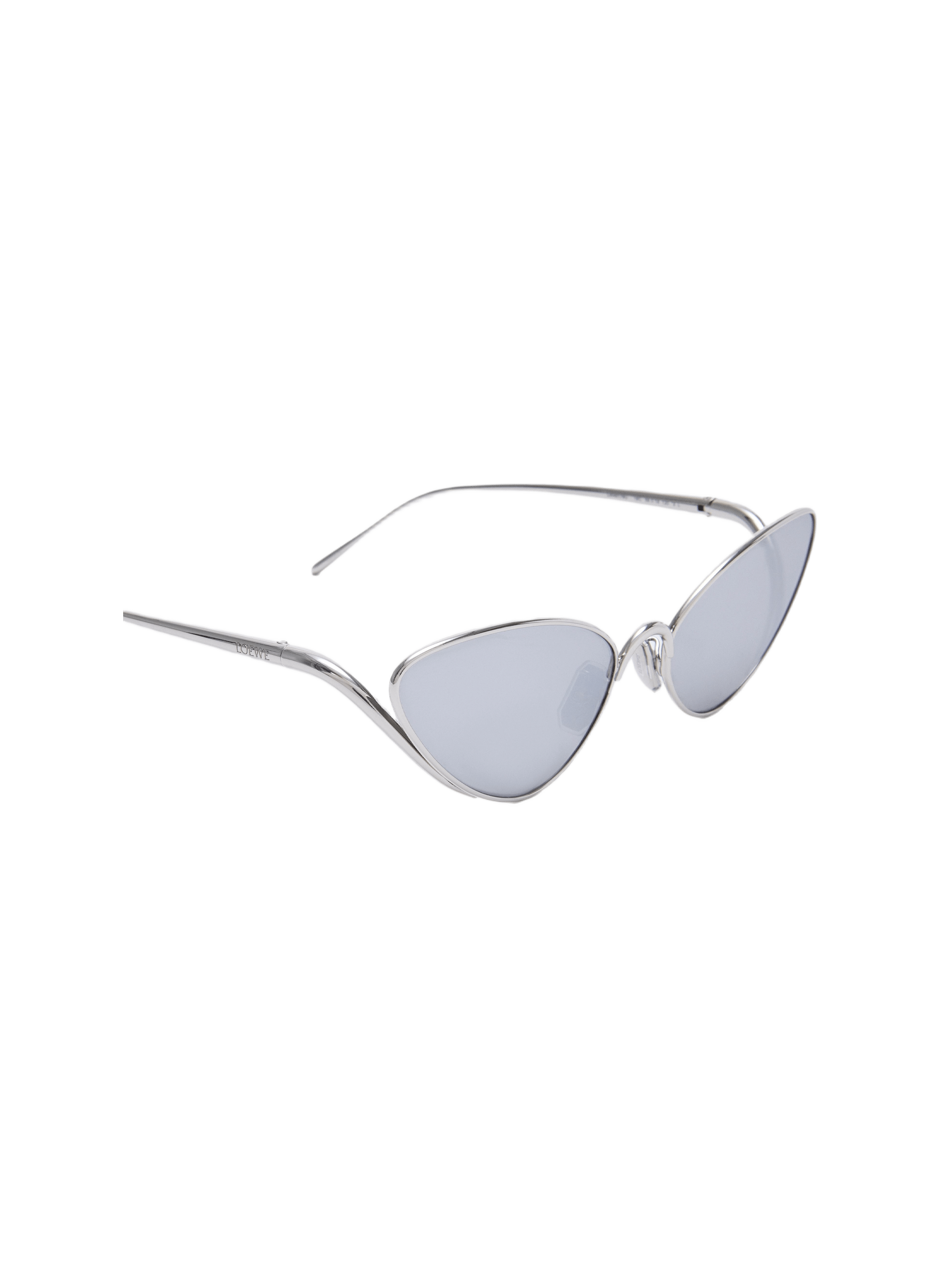 Lunettes de soleil Shooting Star en acier inoxydable LOEWE Argent