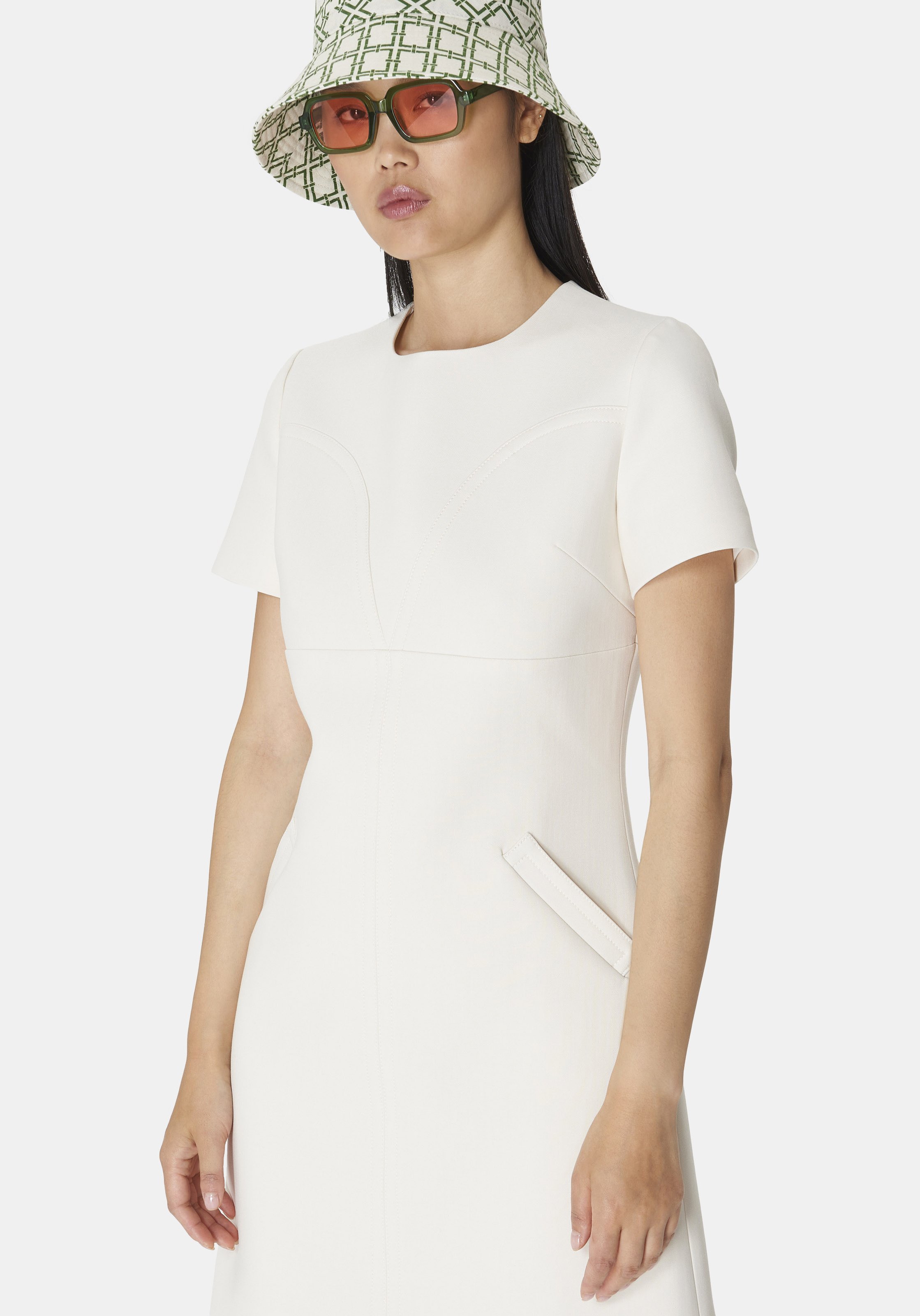 Robe rehane TARA JARMON Blanc