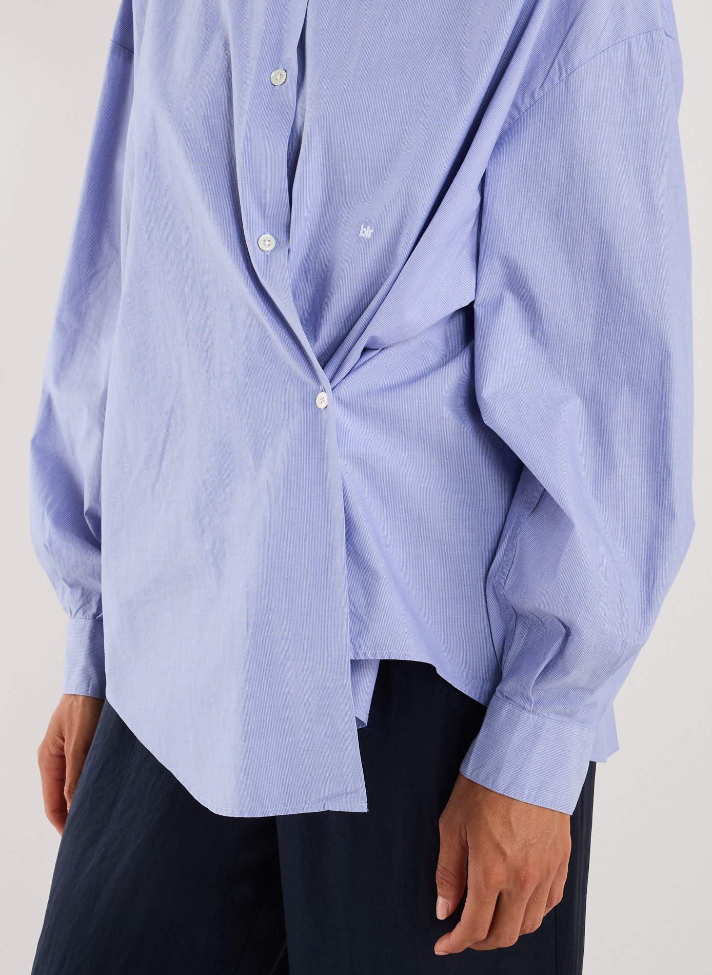 Chemise ample rayée en coton BELLEROSE Bleu