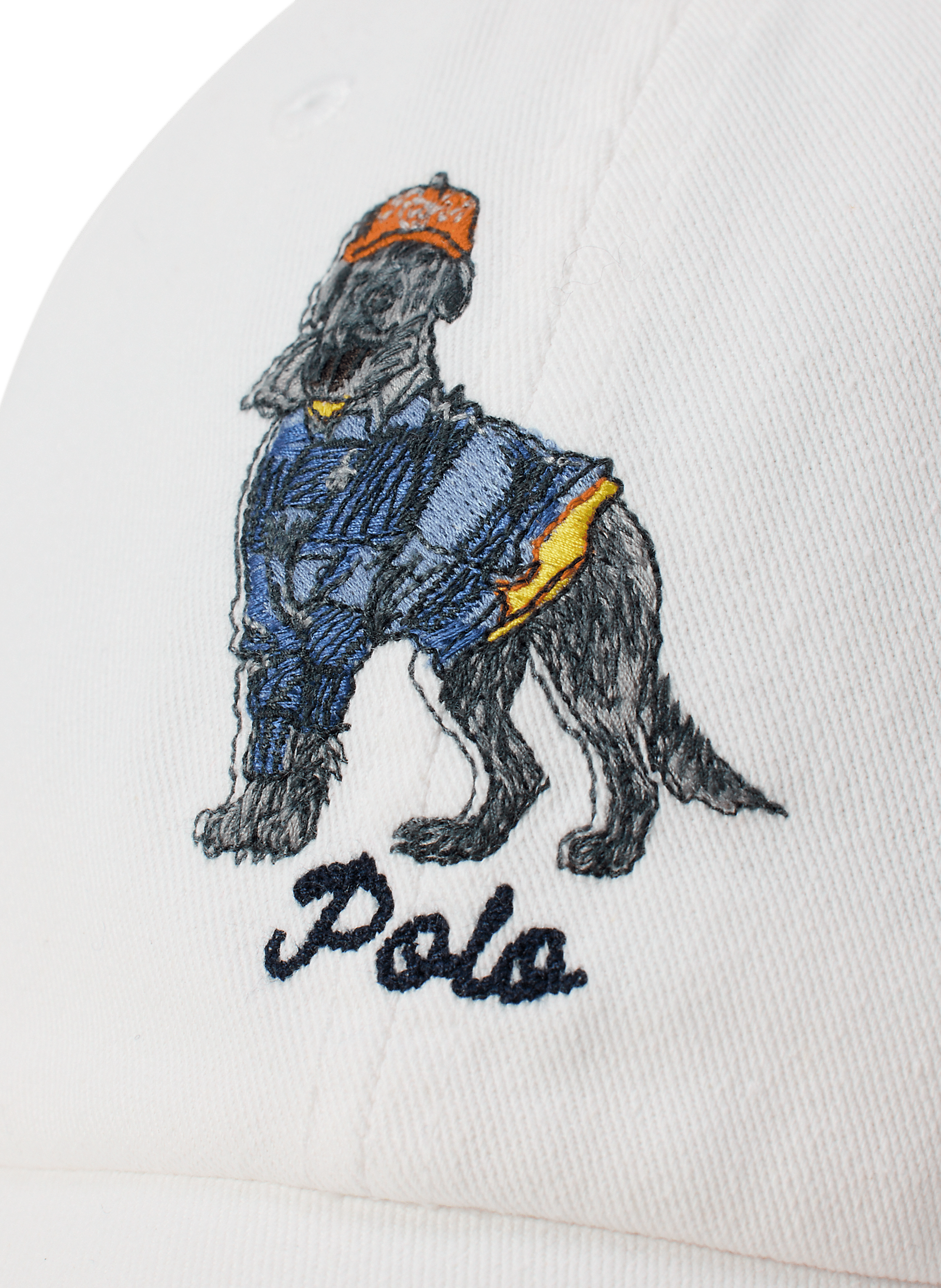 Casquette brodée en coton POLO RALPH LAUREN Blanc