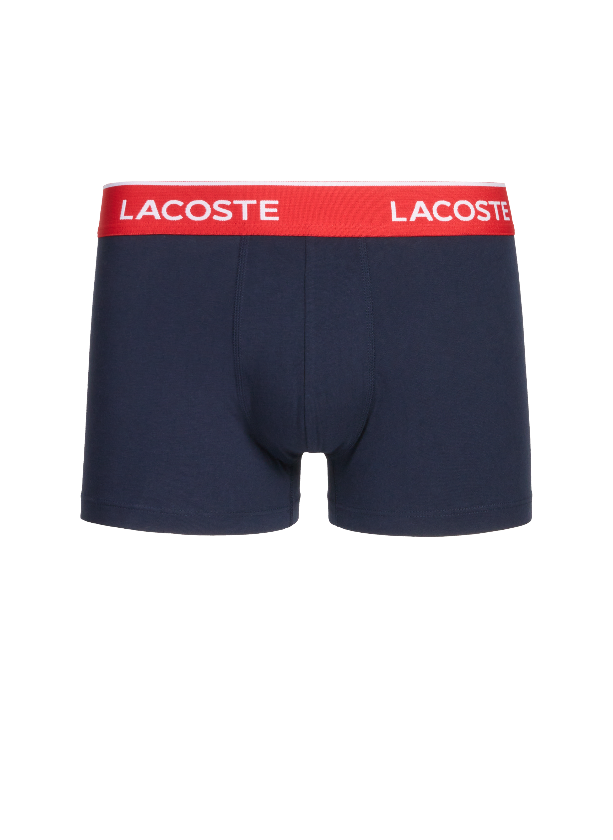 Set of 5 cotton boxers LACOSTE Blue